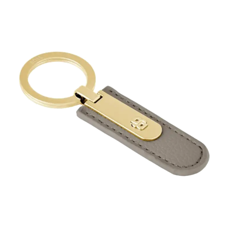 HUGO BOSS HAK889 Edge Black Key Ring Keychain