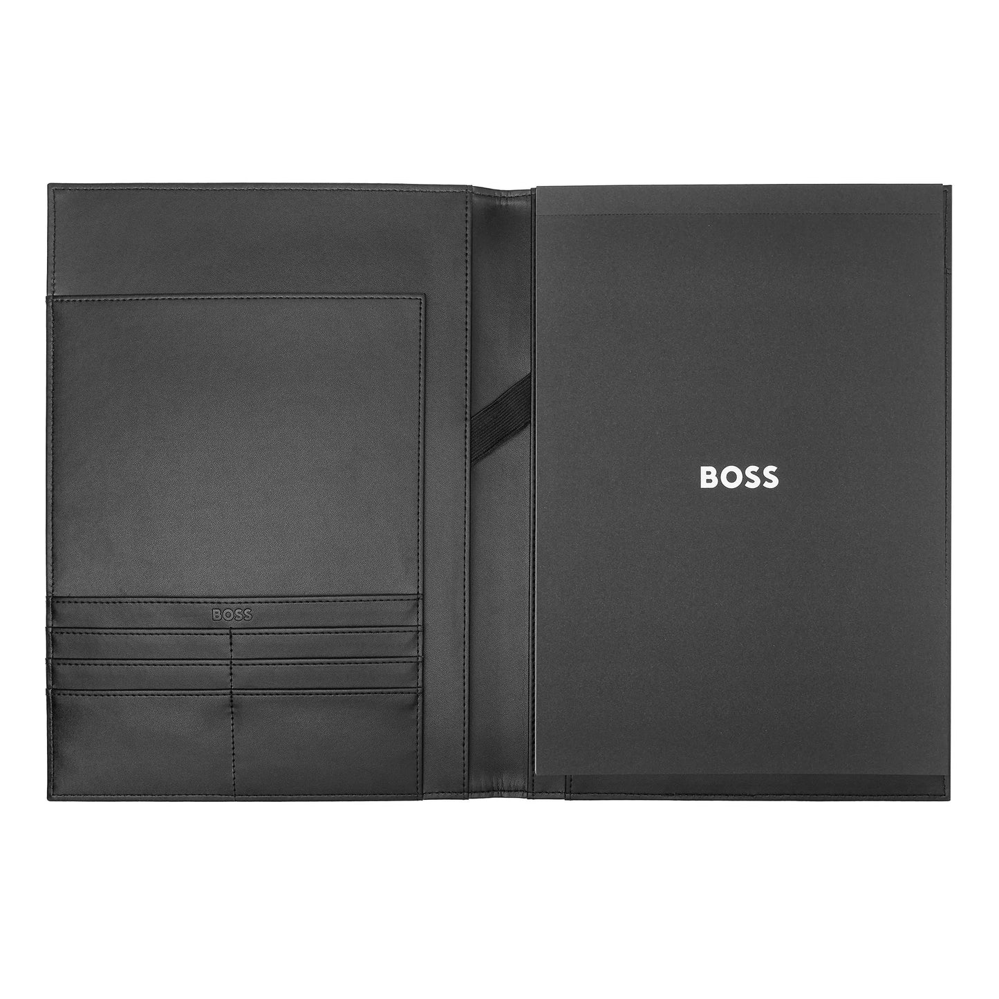 HUGO BOSS HDF004A A4 Executive Black Folder