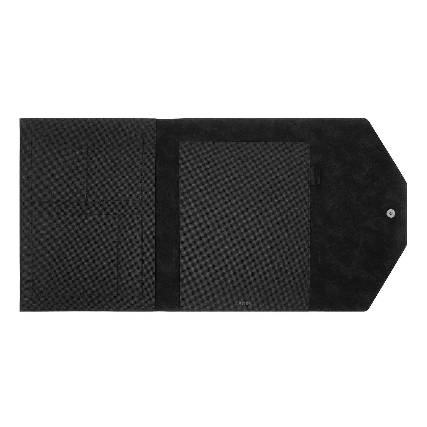 HUGO BOSS HDF414A Ντοσιέ A4 Rive Black Folder