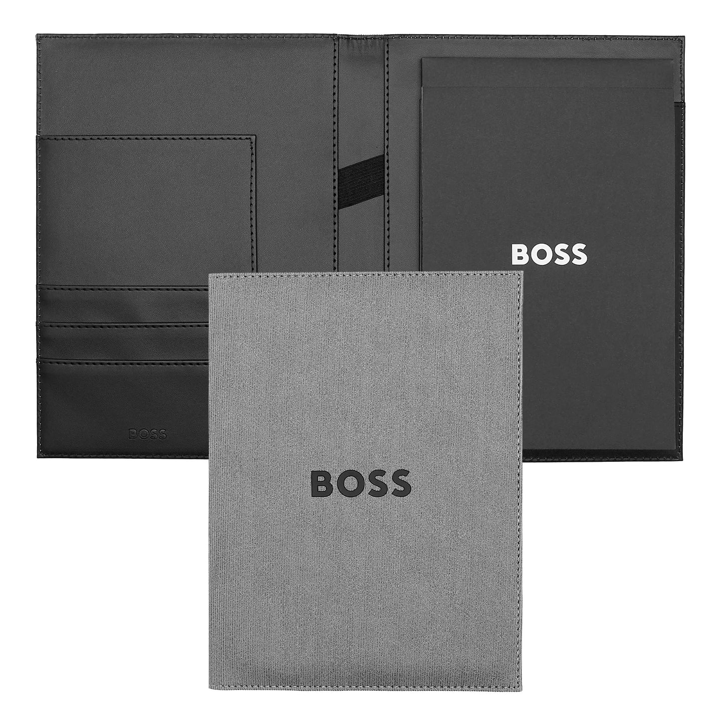 HUGO BOSS HDM002F A5 Outline Black/White Folder