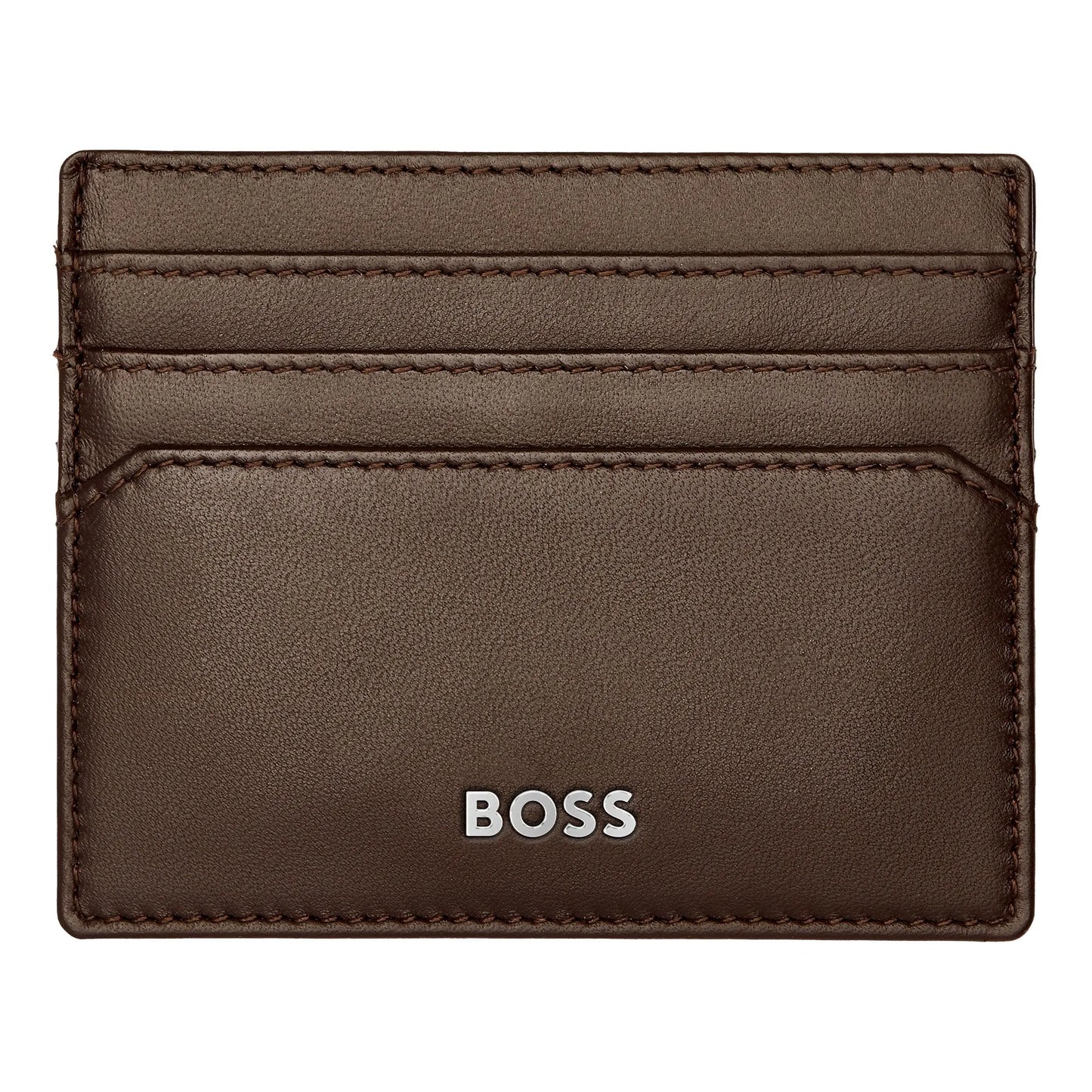 HUGO BOSS HLC403Y Καρτοθήκη Classic Smooth Brown Card Holder