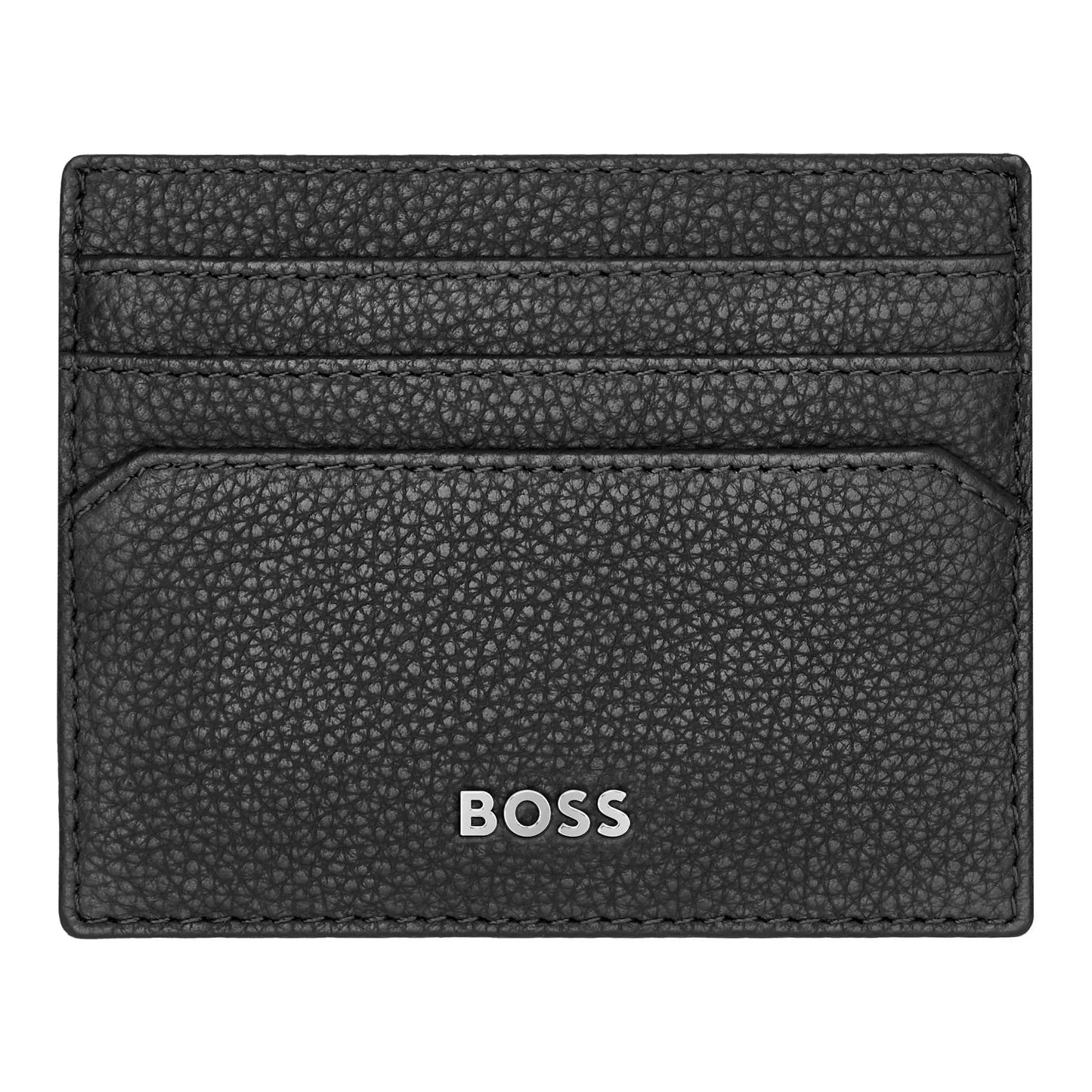 HUGO BOSS HLC416A Καρτοθήκη Grained Black Card Holder