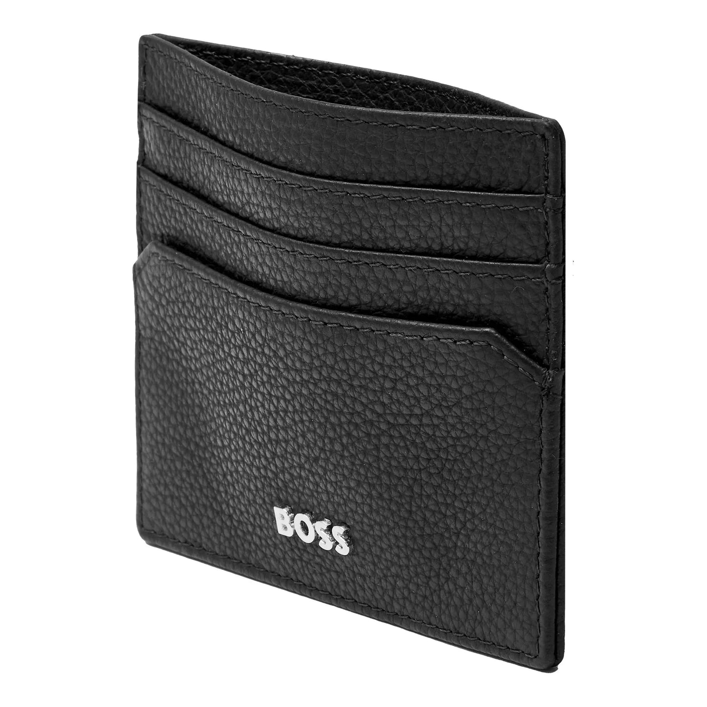 HUGO BOSS HLC416A Καρτοθήκη Grained Black Card Holder