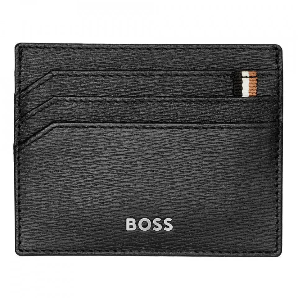 HUGO BOSS HLC421A Καρτοθήκη Iconic Black Card Holder