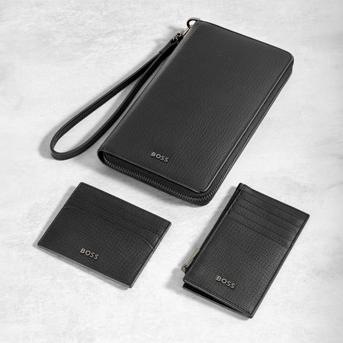 HUGO BOSS HLC207L Gear Black Card Holder
