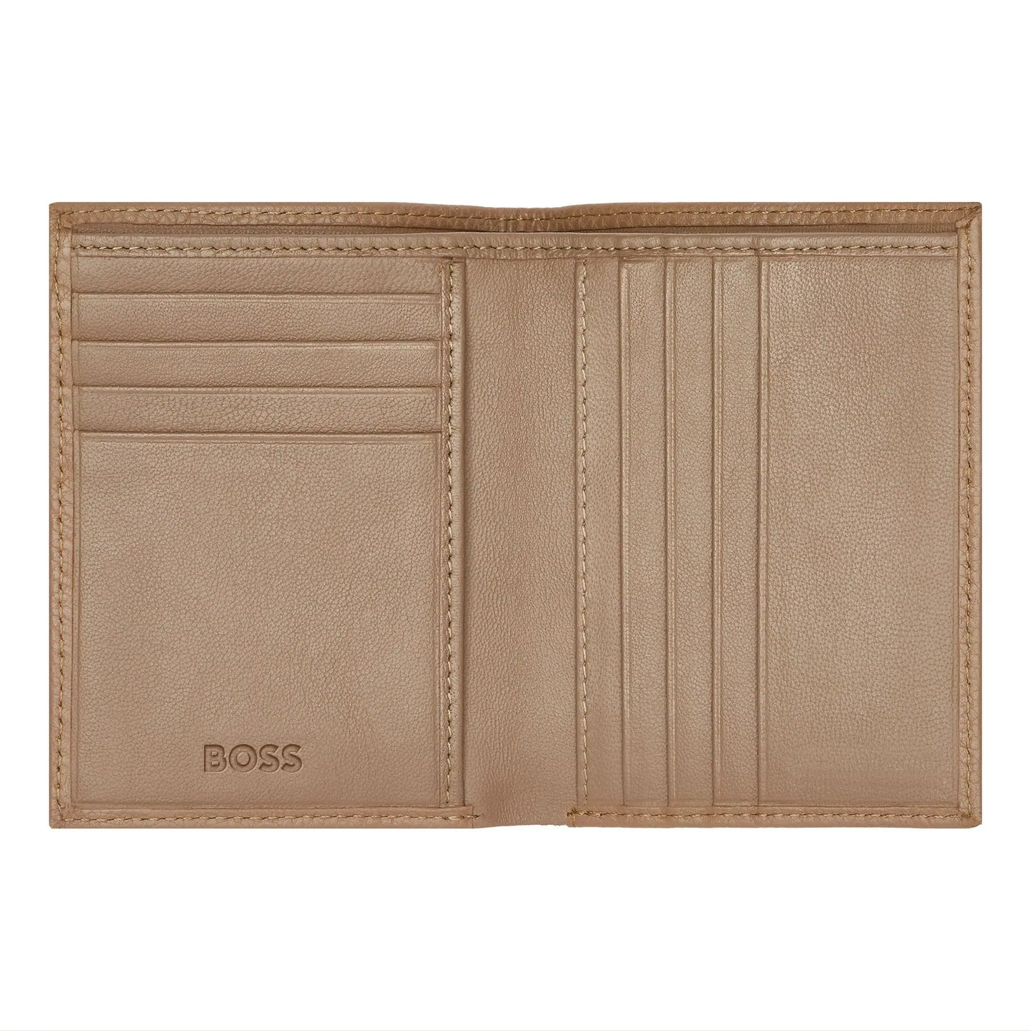 HUGO BOSS HLE416X Καρτοθήκη Grained Camel Card Holder