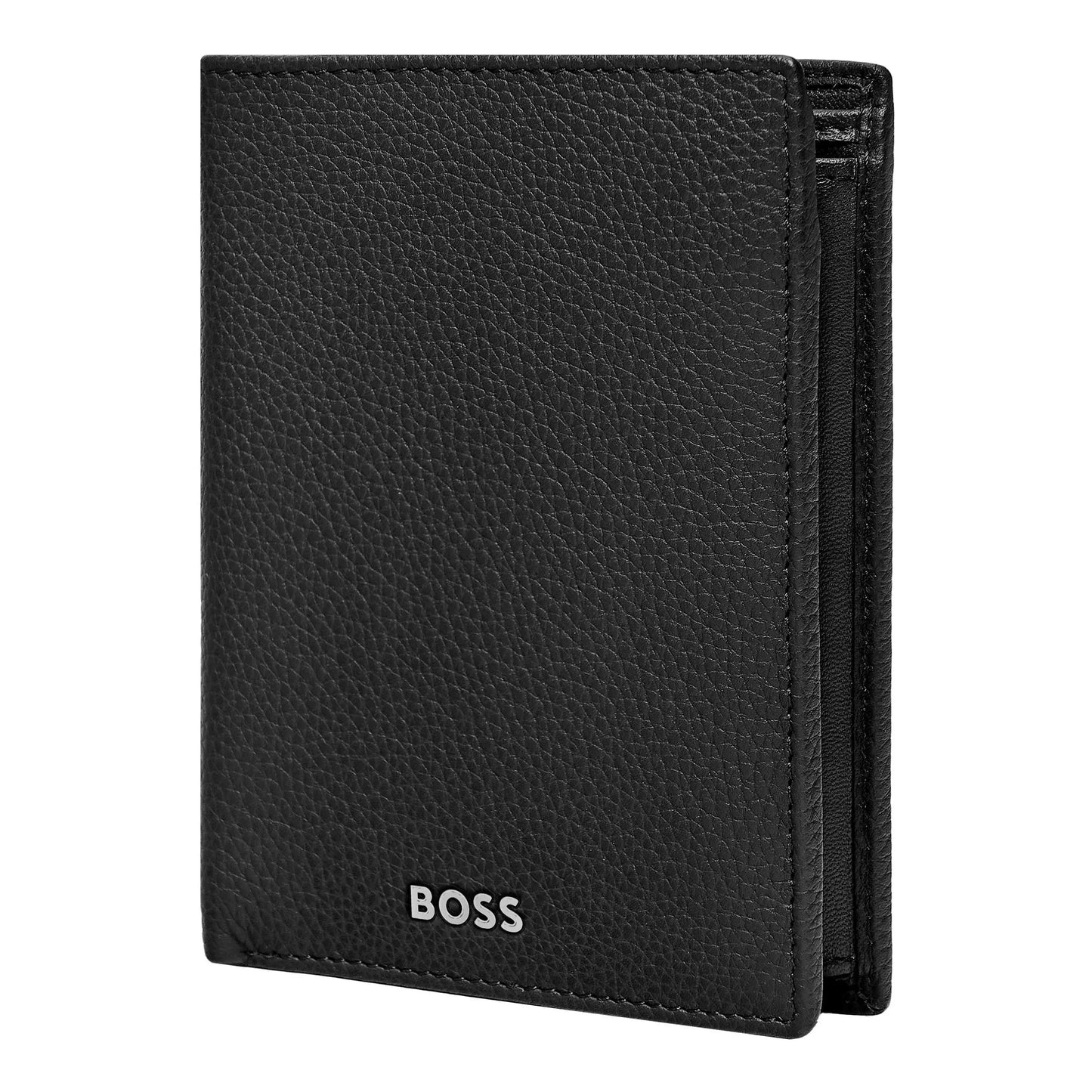 HUGO BOSS HLG416A Καρτοθήκη Classic Grained Black Card Holder Hugo Boss