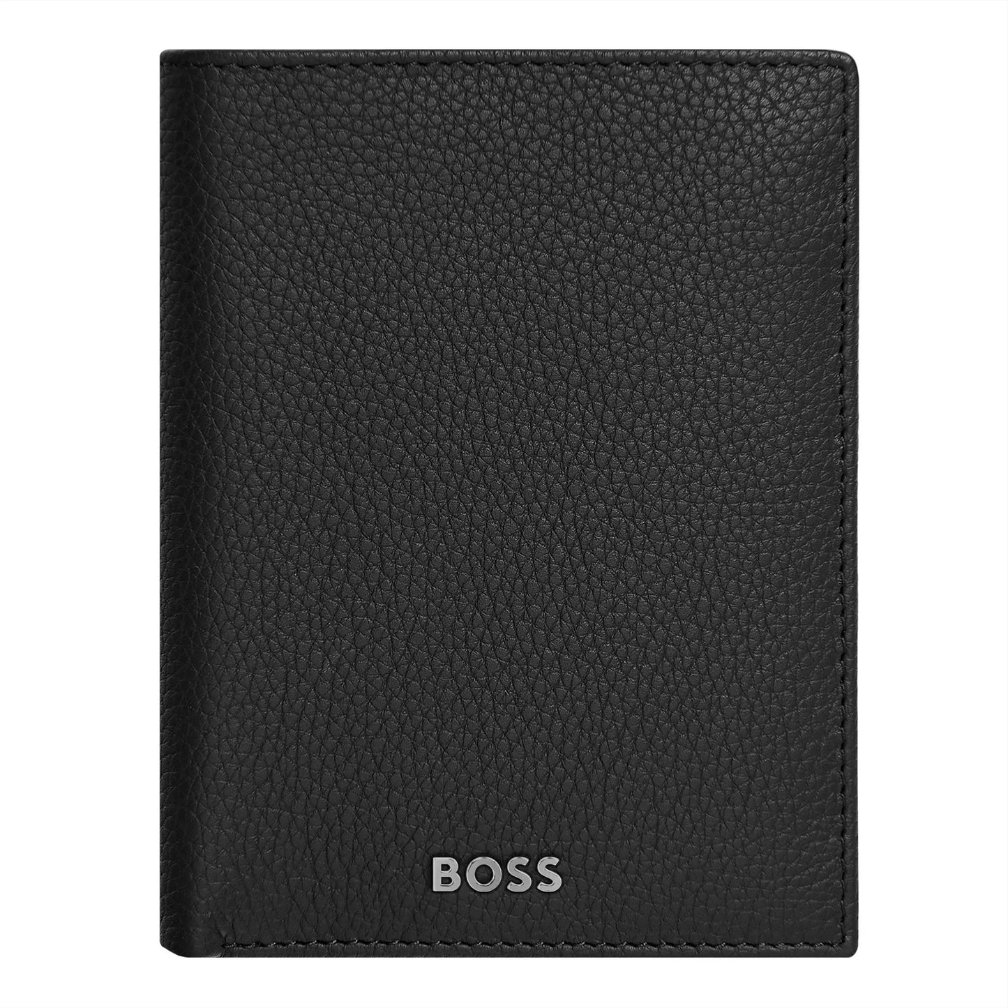 HUGO BOSS HLG416A Καρτοθήκη Classic Grained Black Card Holder Hugo Boss