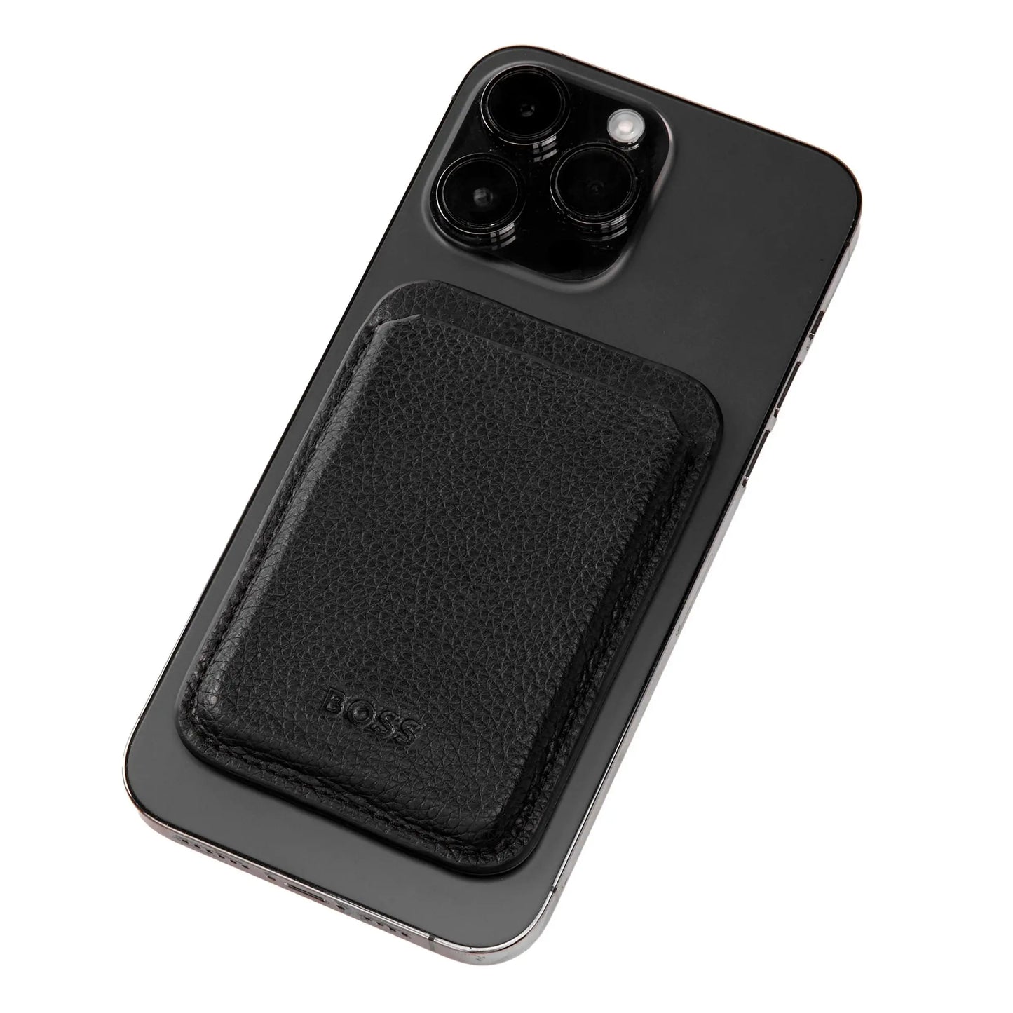 HUGO BOSS HLJ416A Μαγνητική Καρτοθήκη Classic Grained Black Card Holder