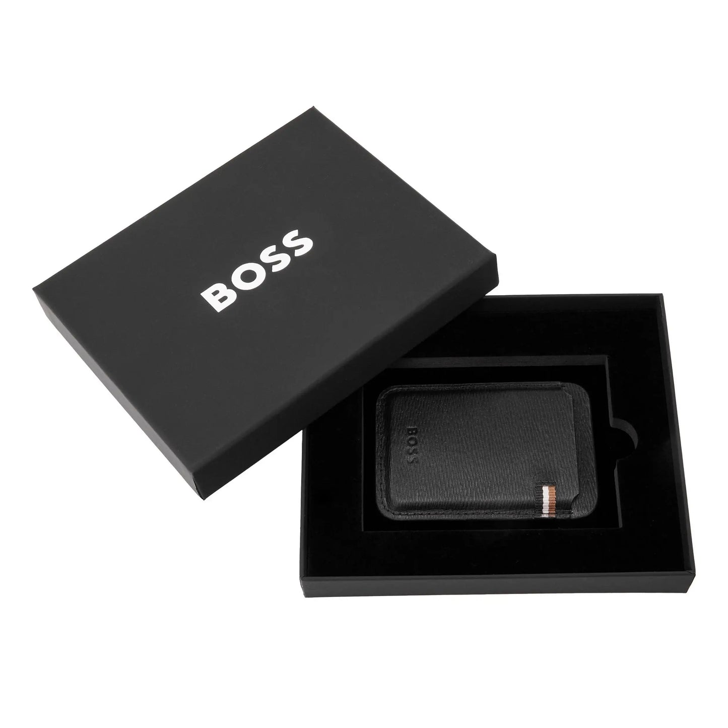 HUGO BOSS HLJ421A Μαγνητική Καρτοθήκη Iconic Black Card Holder