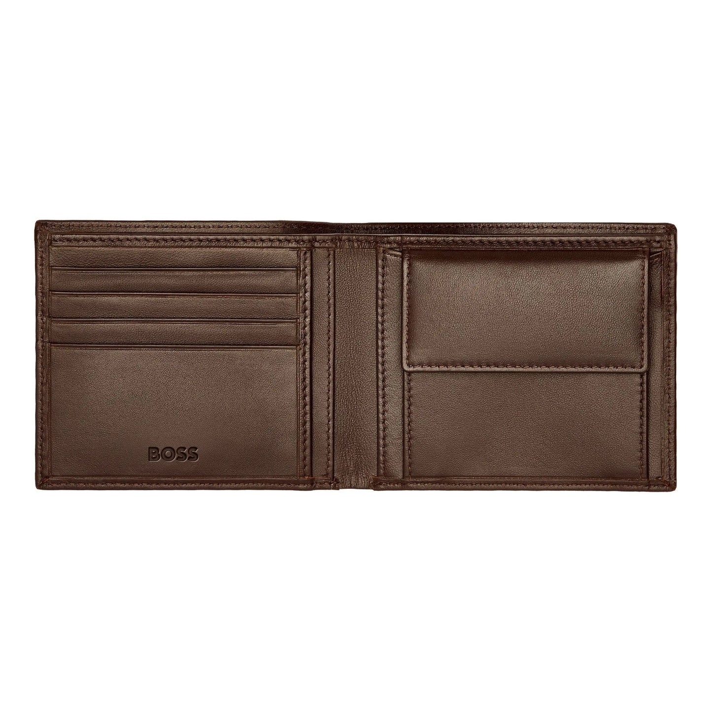 HUGO BOSS HLM403Y Πορτοφόλι Classic Smooth Brown Wallet