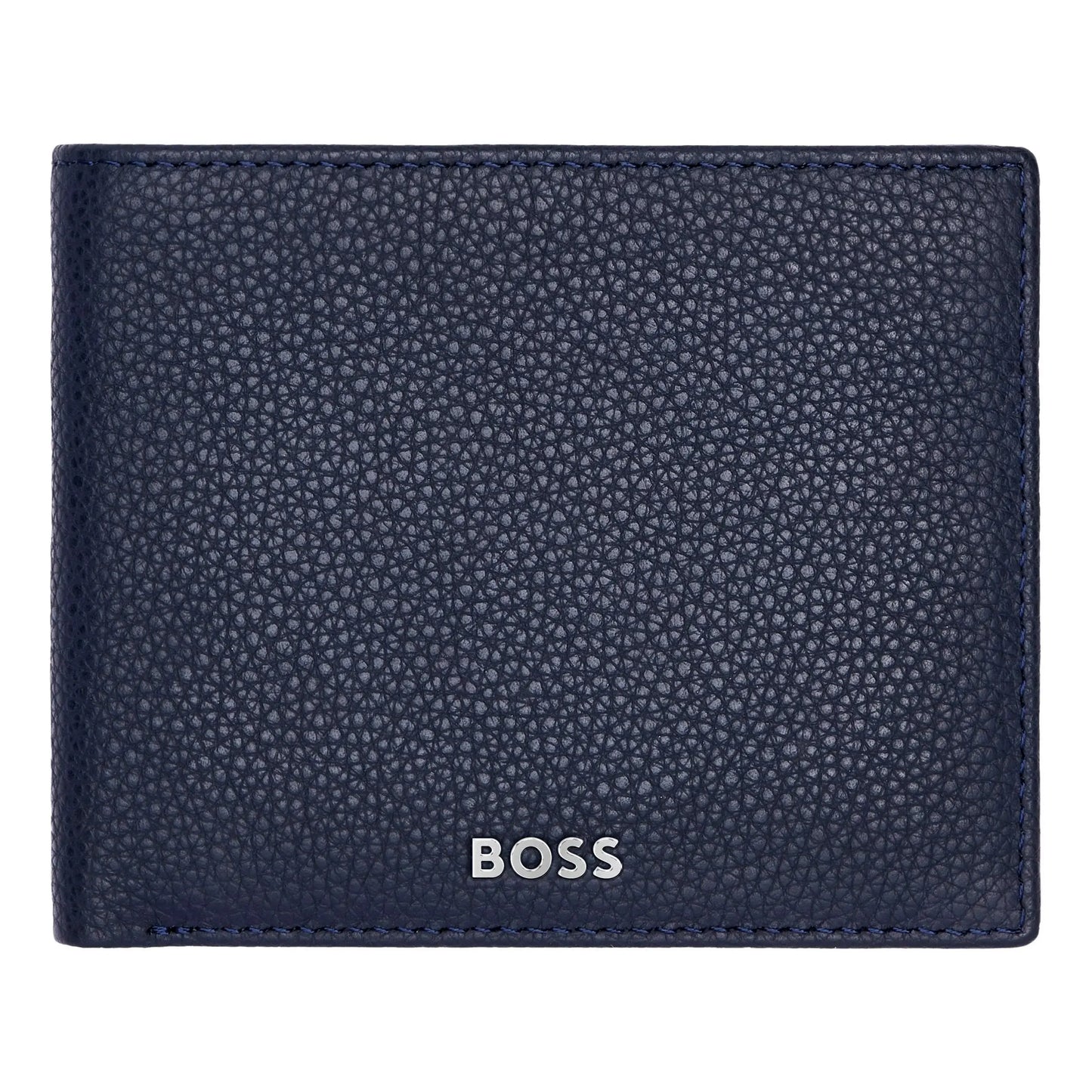 HUGO BOSS HLM416N Πορτοφόλι Grained Navy Wallet
