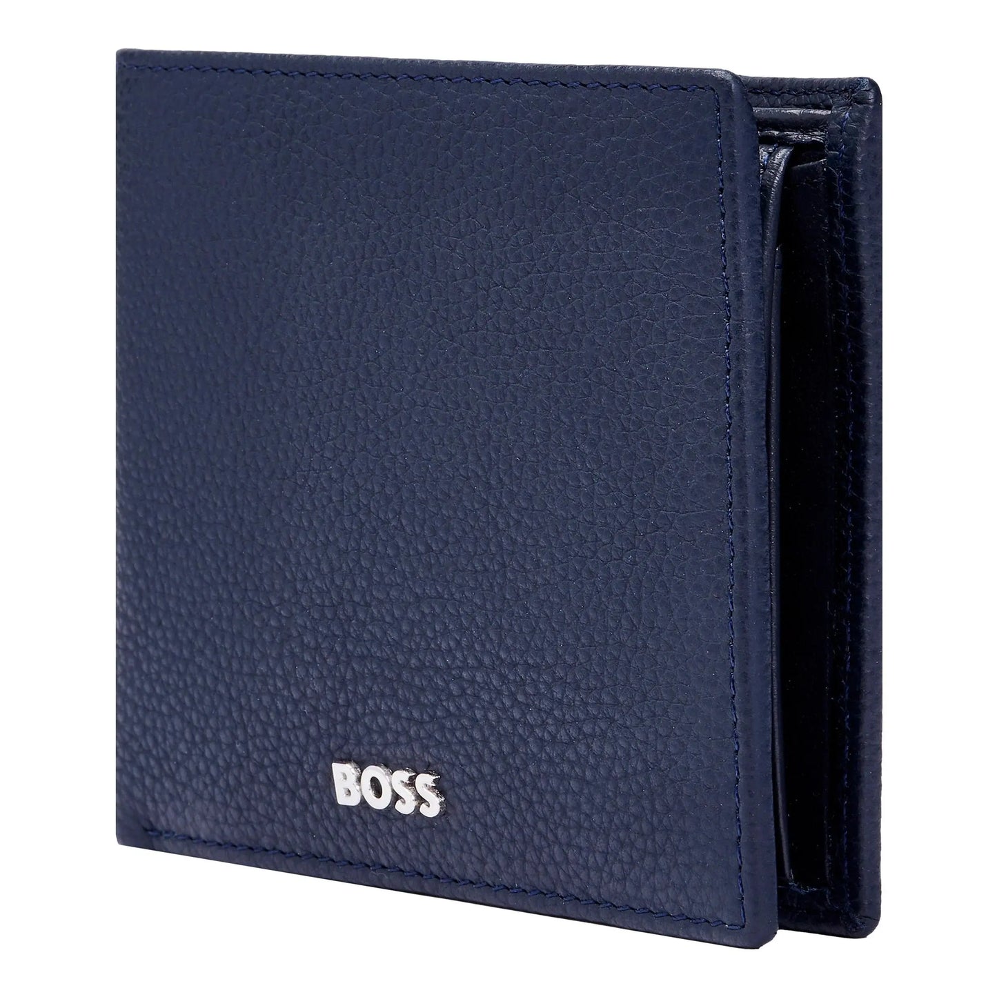 HUGO BOSS HLM416N Πορτοφόλι Grained Navy Wallet