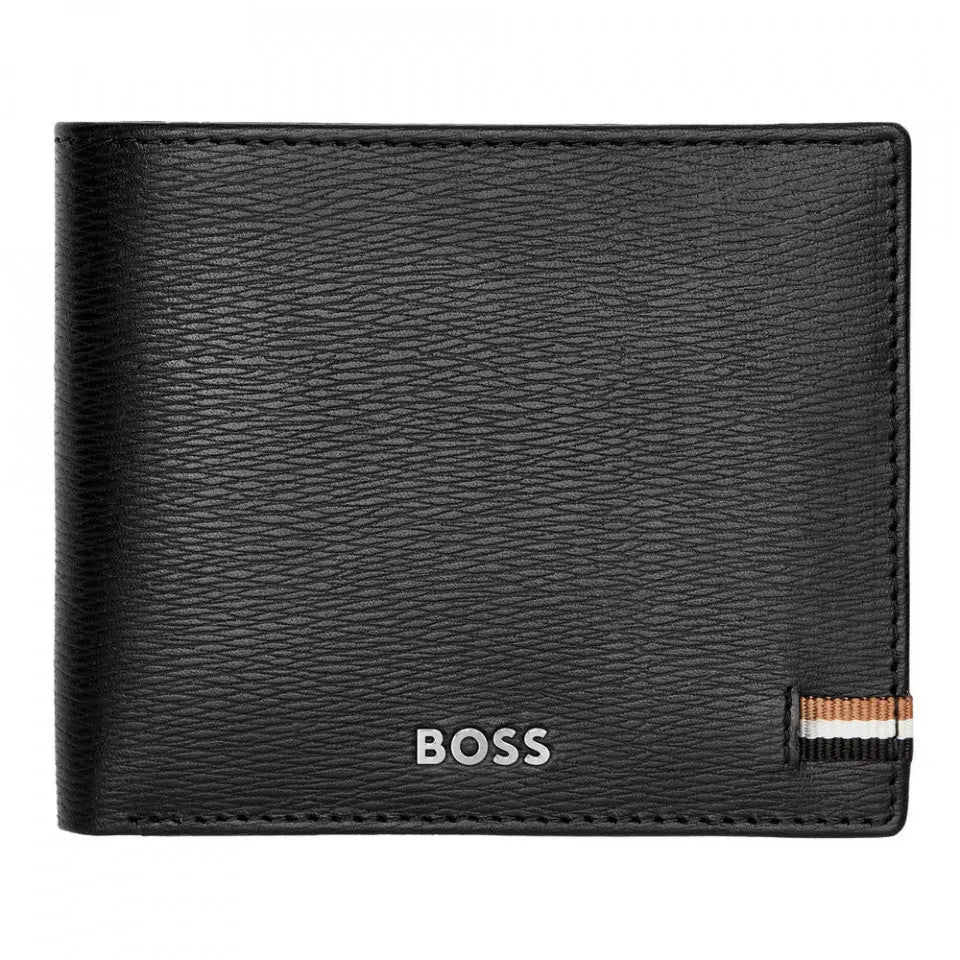 HUGO BOSS HLM421A Πορτοφόλι Iconic Black Wallet