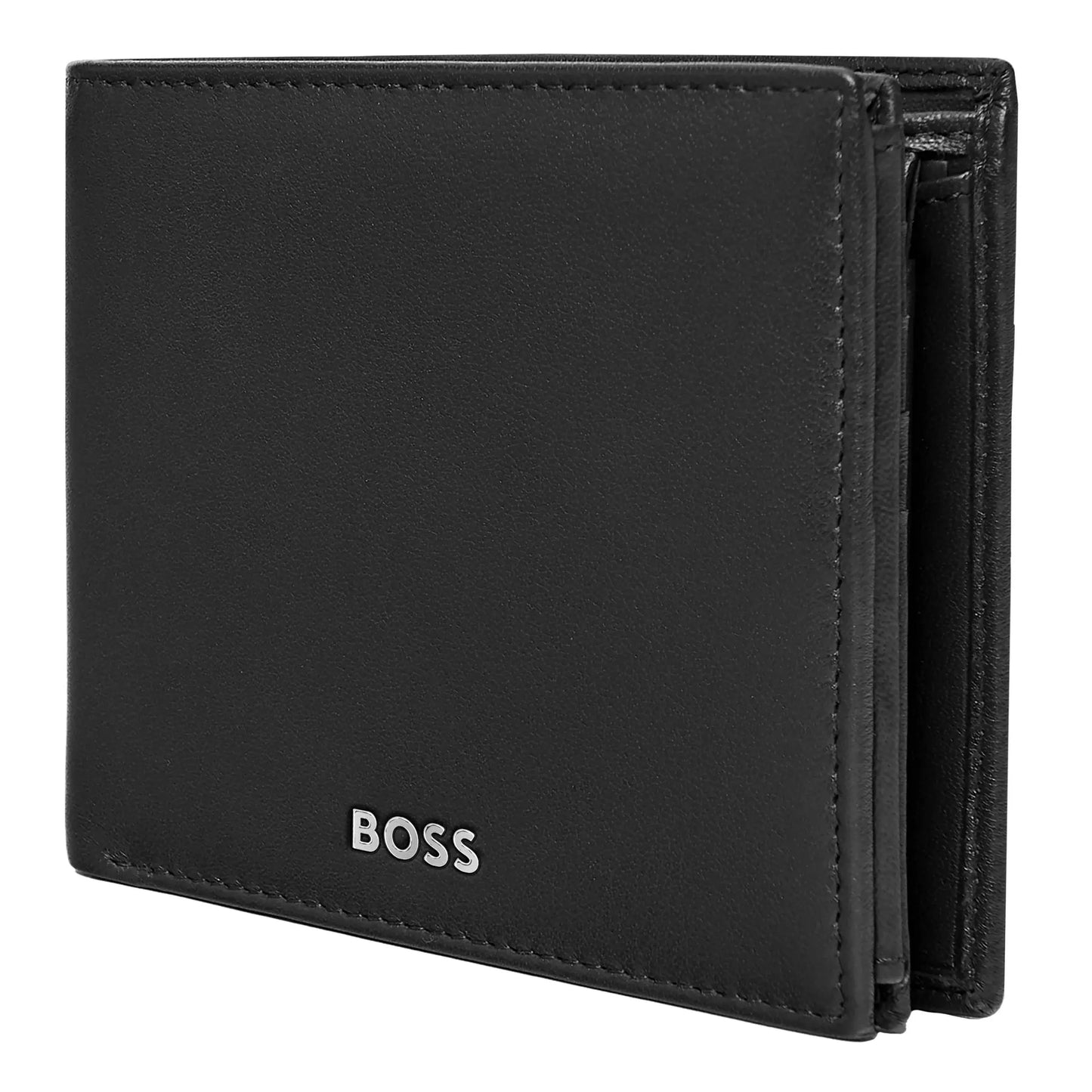 HUGO BOSS HLN403A Πορτοφόλι Classic Smooth Black Money Wallet