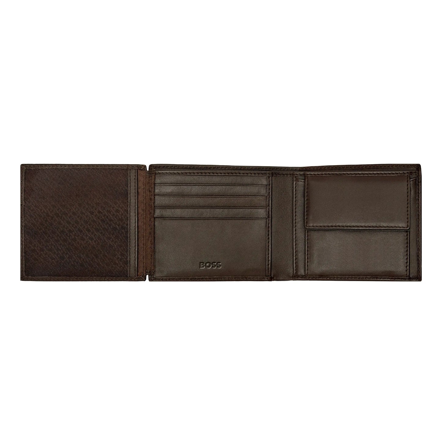 HUGO BOSS HLN403Y Πορτοφόλι Classic Smooth Brown Money Wallet