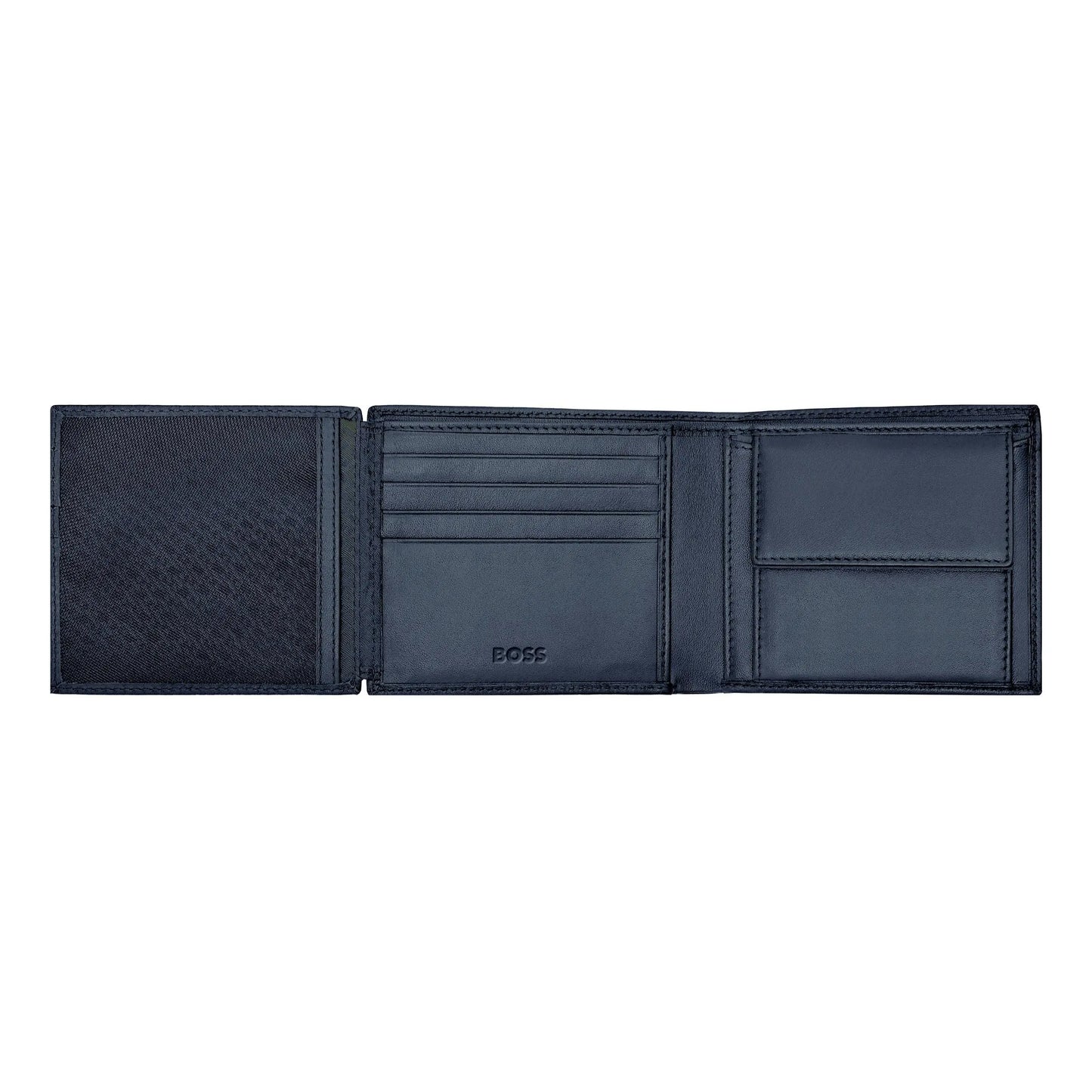 HUGO BOSS HLN416N Πορτοφόλι Classic Grained Blue Wallet