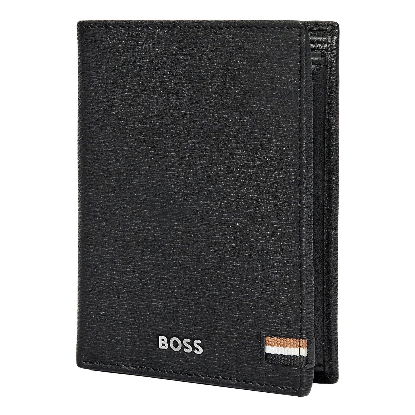 HUGO BOSS HLO421A Πορτοφόλι Vertical Flap Iconic Black Wallet