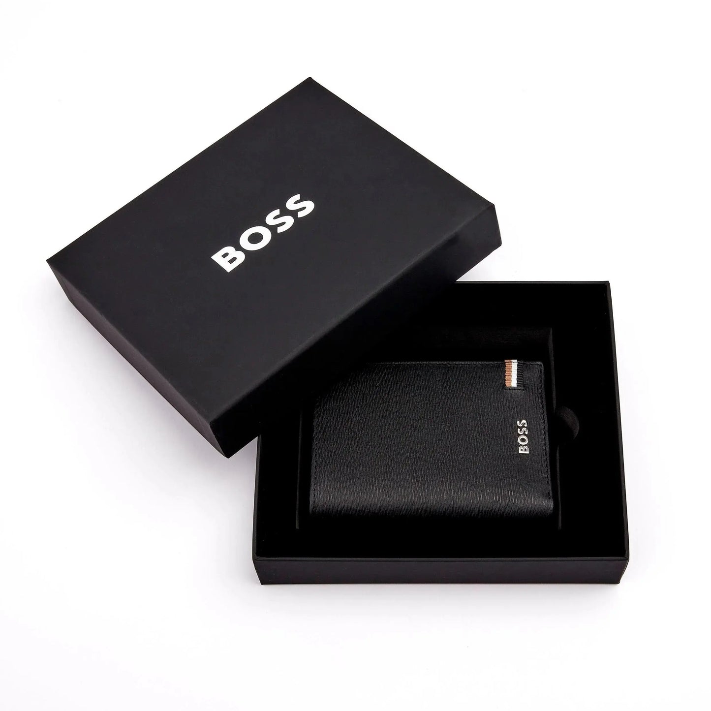 HUGO BOSS HLO421A Πορτοφόλι Vertical Flap Iconic Black Wallet