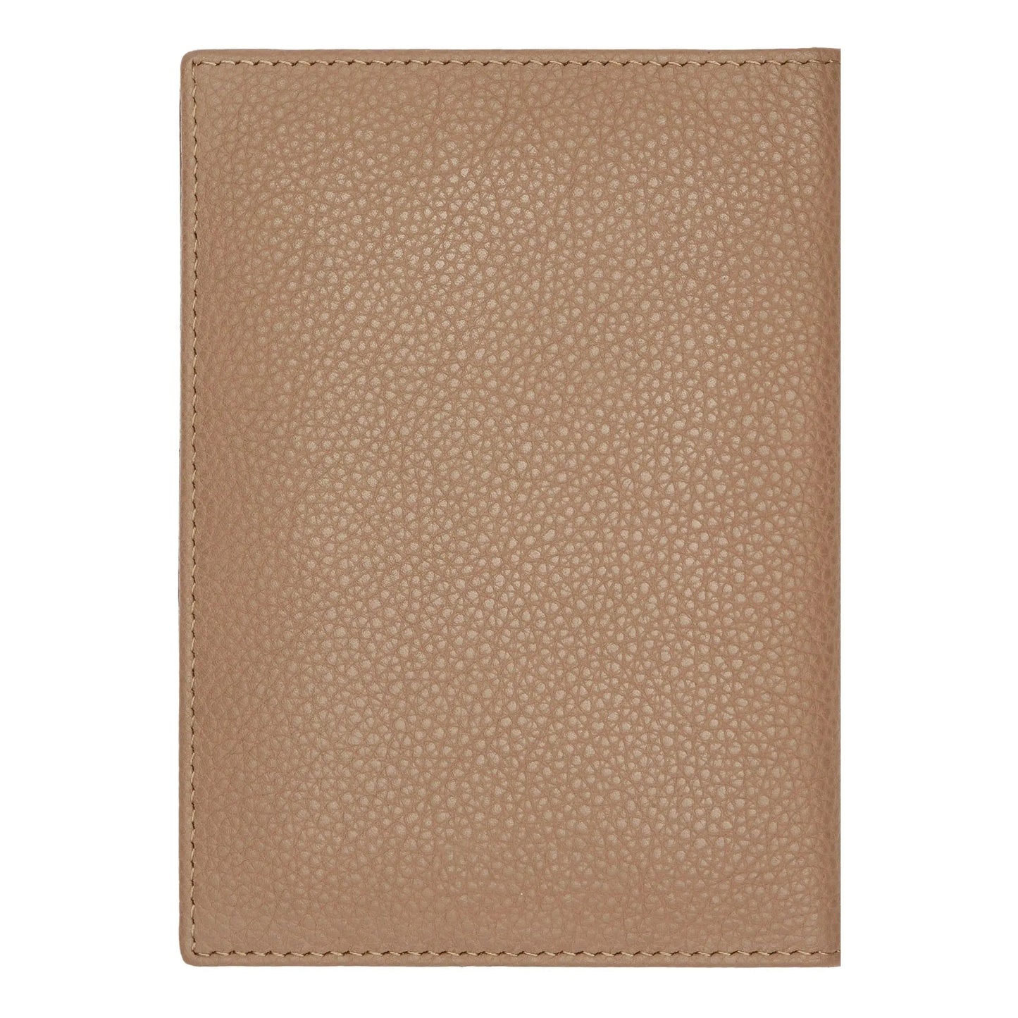 HUGO BOSS HLP416X Passport Holder Classic Grained Camel