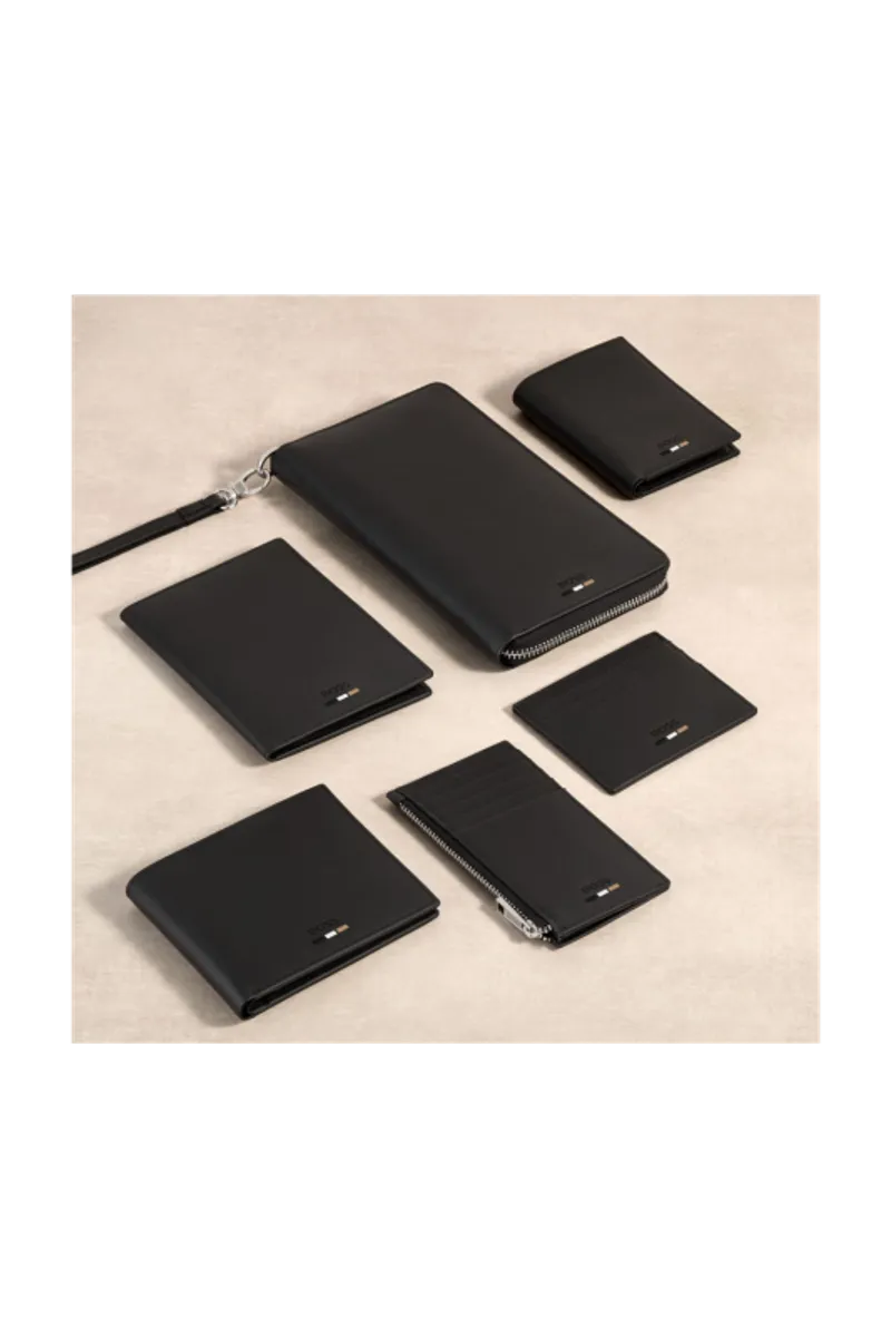 HUGO BOSS HLP630A Passport Holder Emblematic Black