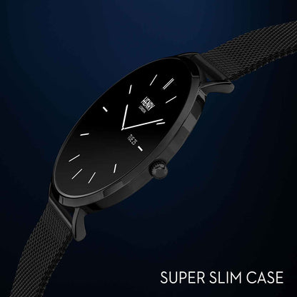 Henry London HLS65-0004 Smartwatch Black Stainless Steel Bracelet