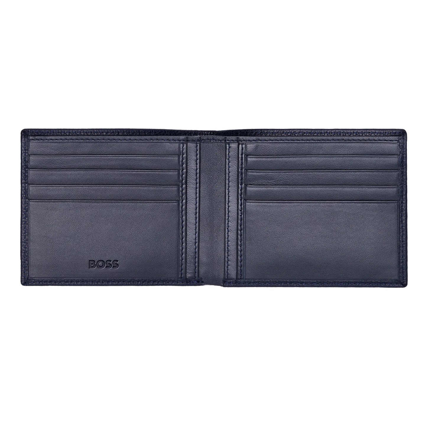 HUGO BOSS HLW416N Πορτοφόλι Classic Grained Blue Wallet