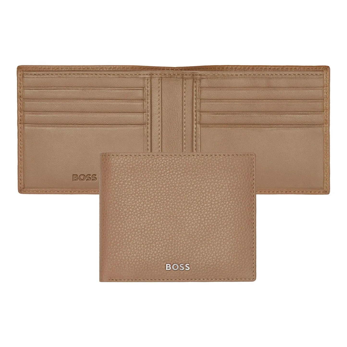HUGO BOSS HLW416X Πορτοφόλι Classic Grained Camel Wallet