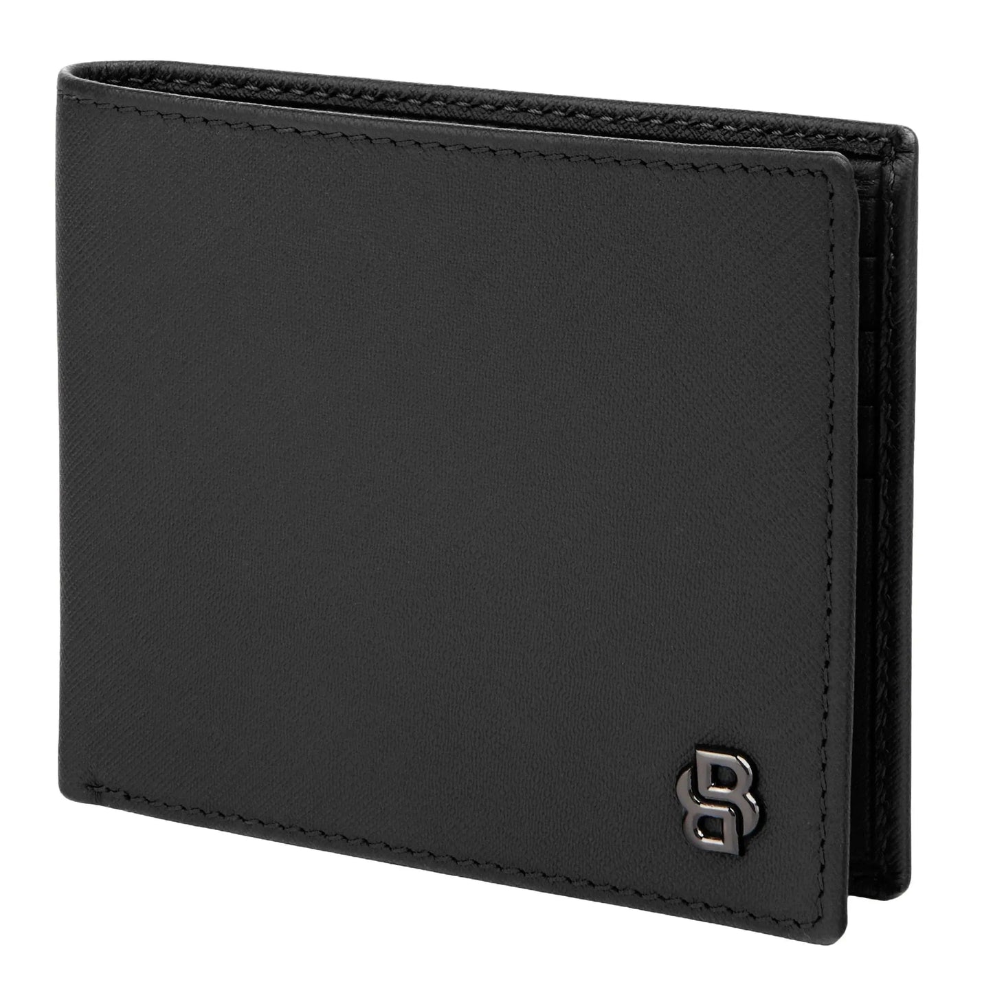 HUGO BOSS HLW526A Πορτοφόλι Double B Saffiano Black Wallet
