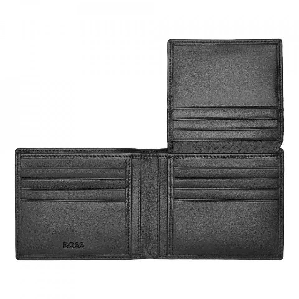 HUGO BOSS HLY403A Πορτοφόλι Flap Classic Smooth Black Wallet