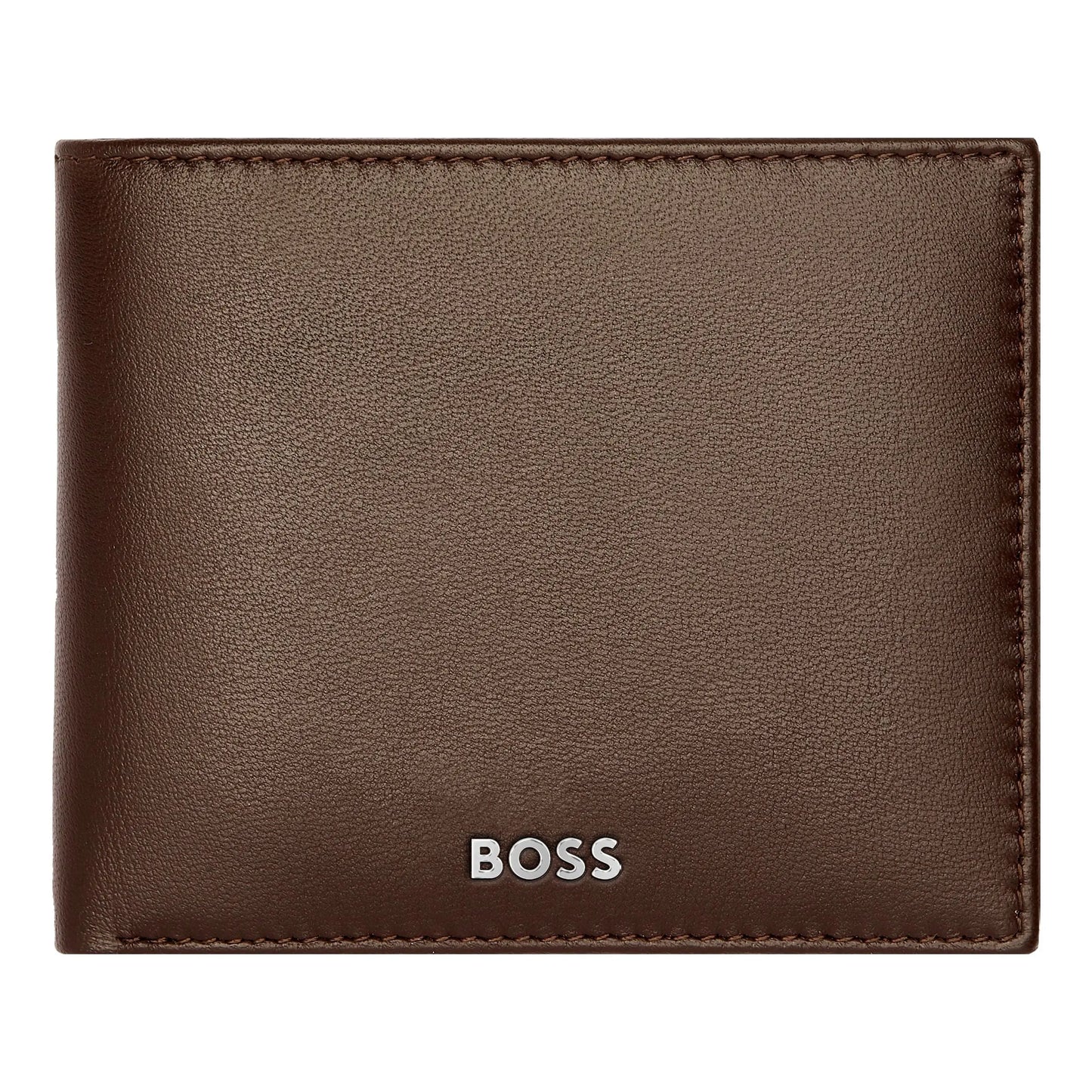 HUGO BOSS HLY403Y Πορτοφόλι Flap Classic Smooth Brown Wallet