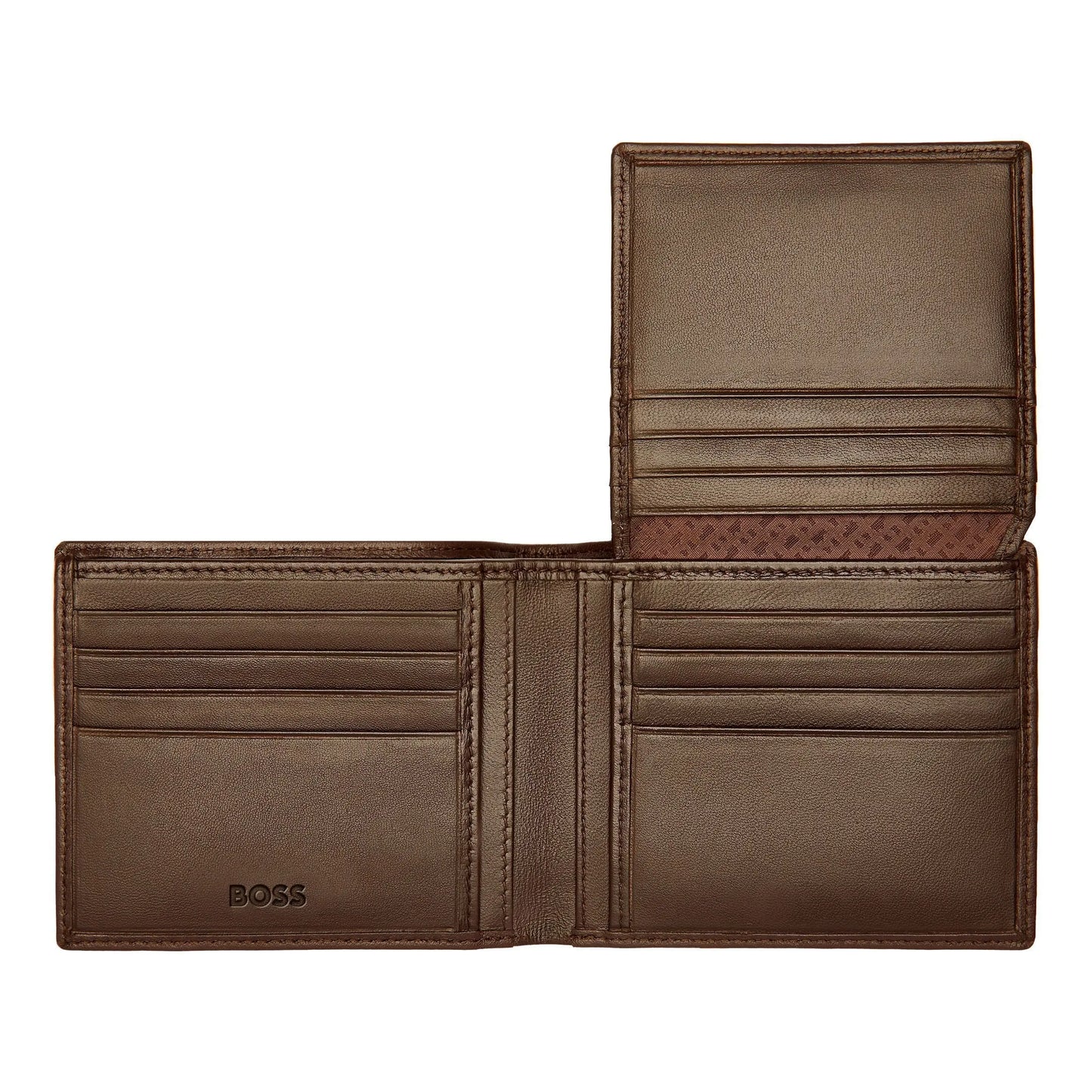 HUGO BOSS HLY403Y Πορτοφόλι Flap Classic Smooth Brown Wallet