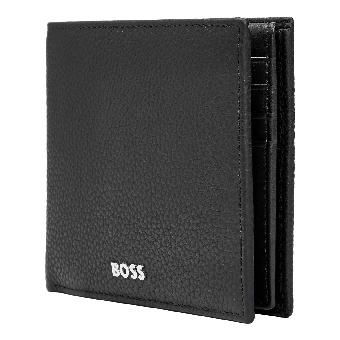 HUGO BOSS HLY416A Πορτοφόλι Flap Classic Grained Black Wallet