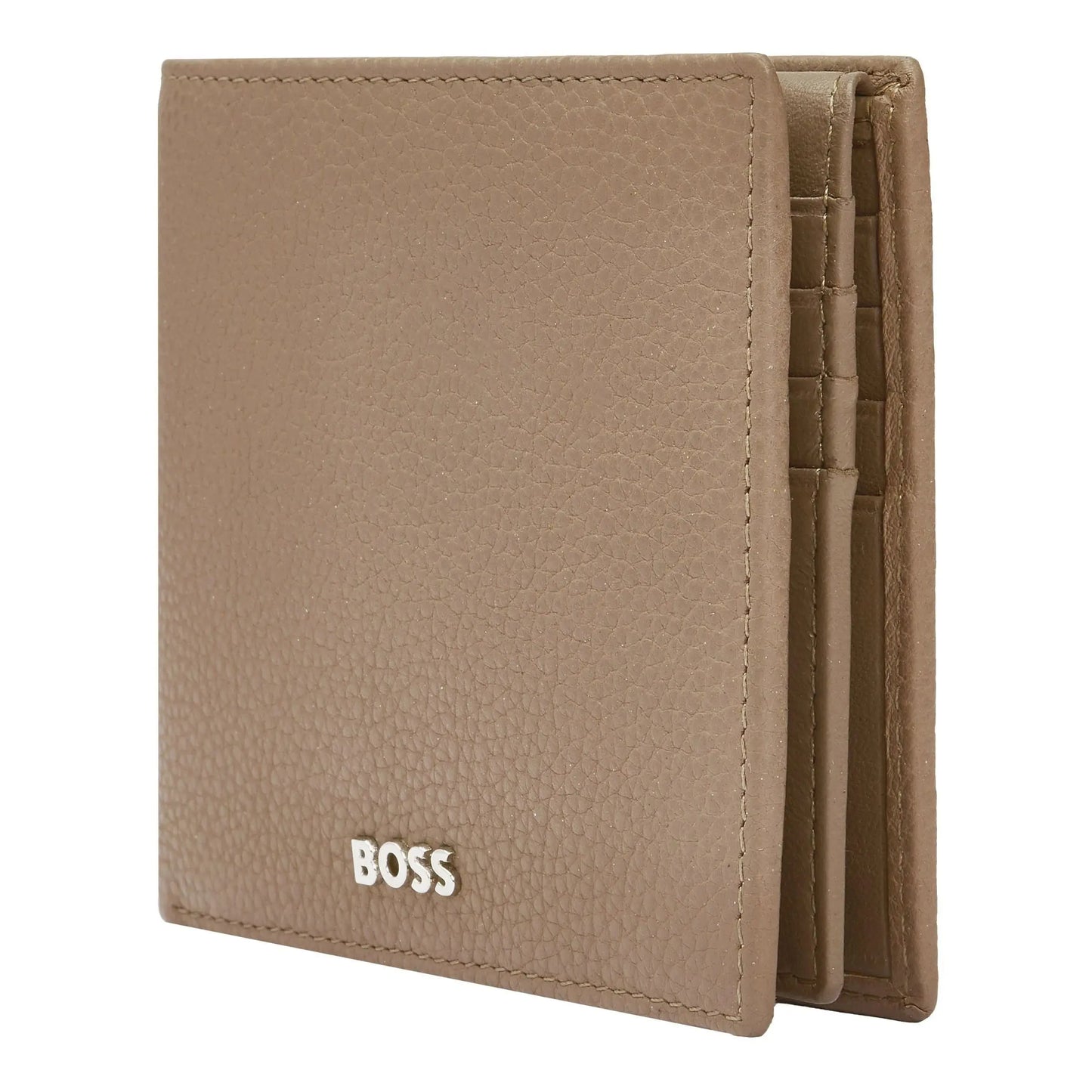 HUGO BOSS HLY416X Πορτοφόλι Flap Classic Grained Camel Wallet