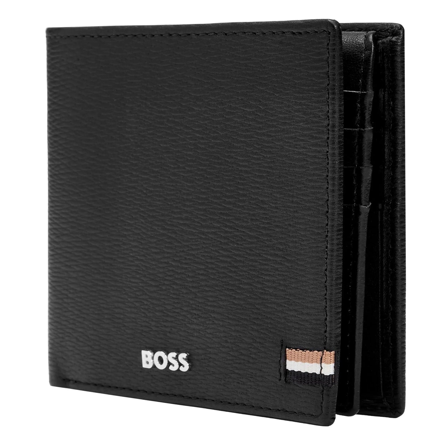 HUGO BOSS HLY421A Πορτοφόλι Flap Iconic Black Wallet