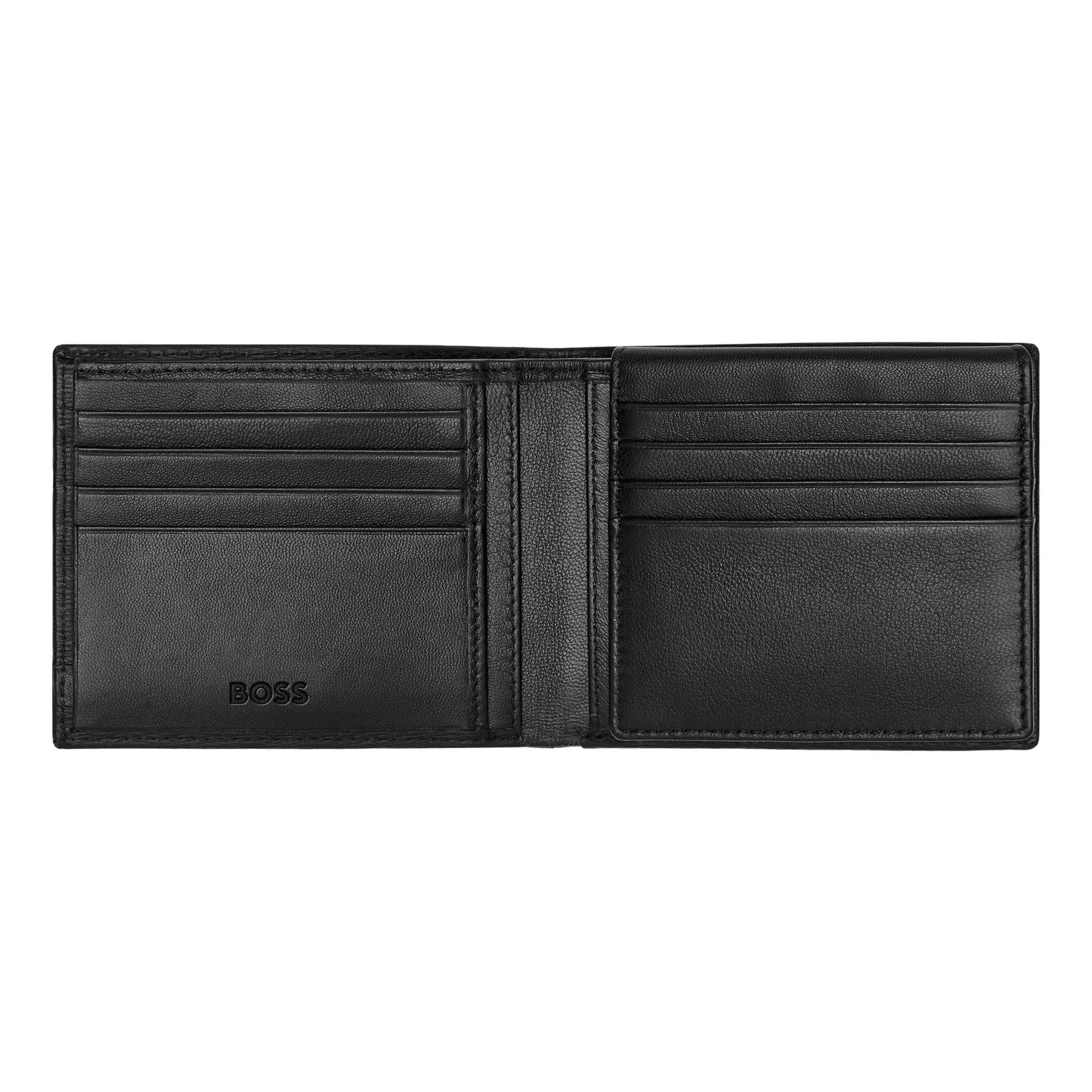 HUGO BOSS HLY421A Πορτοφόλι Flap Iconic Black Wallet
