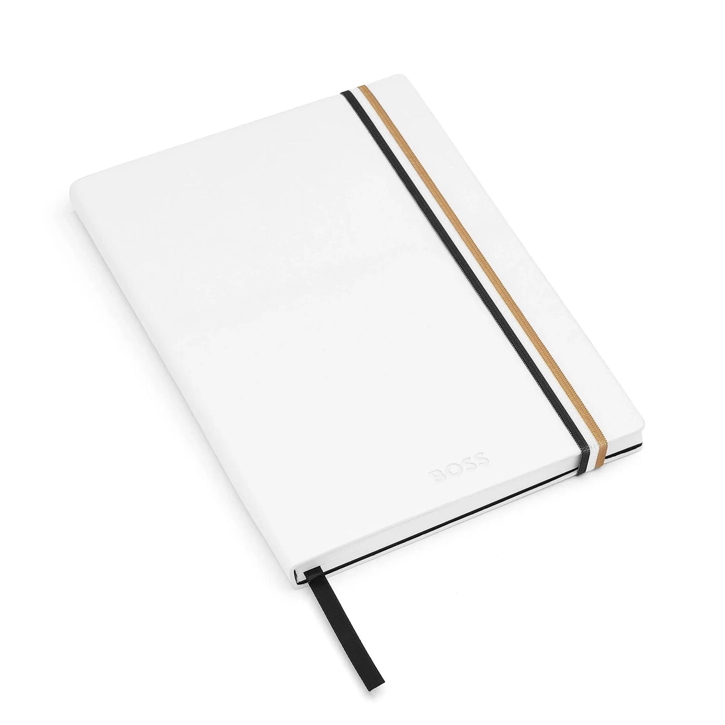 HUGO BOSS HNH321WL A5 Iconic White Lined Notebook