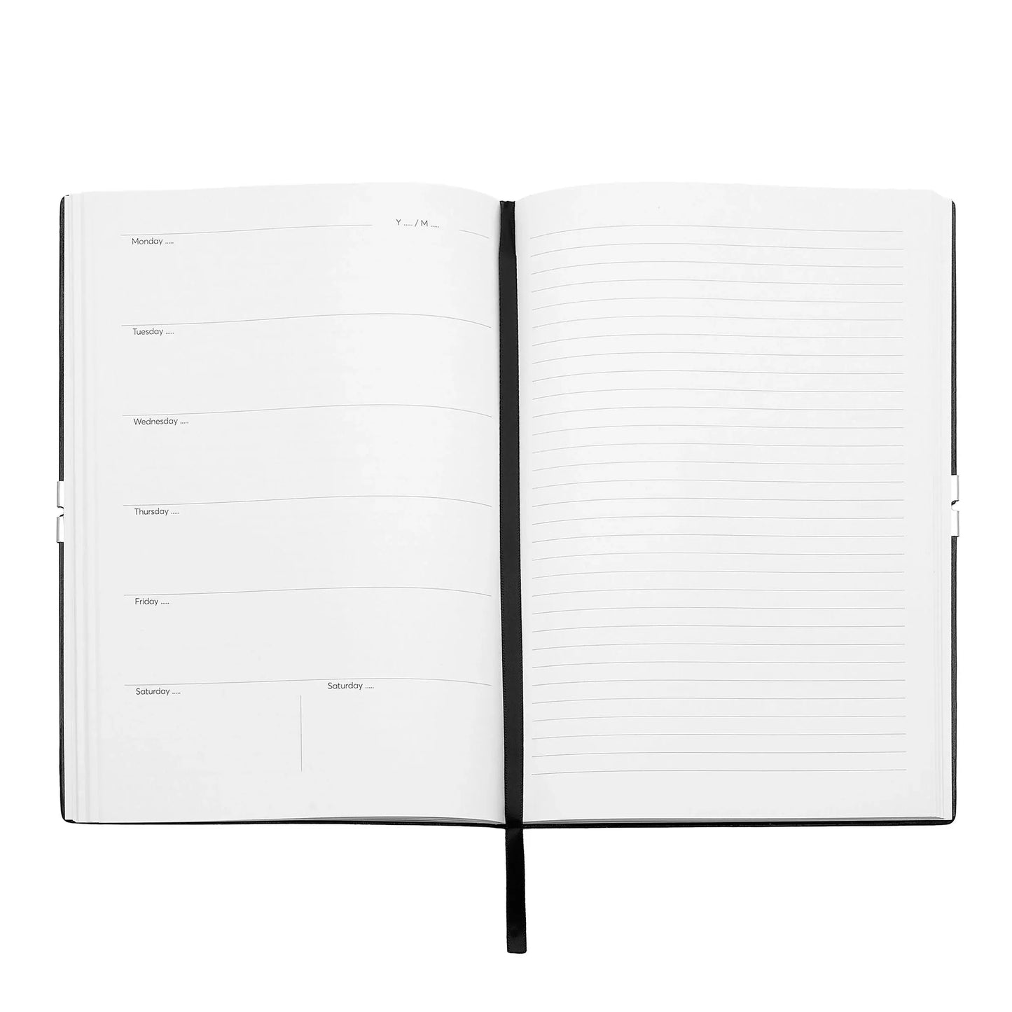 HUGO BOSS HNH421AA Ατζέντα A5 Iconic Black Agenda