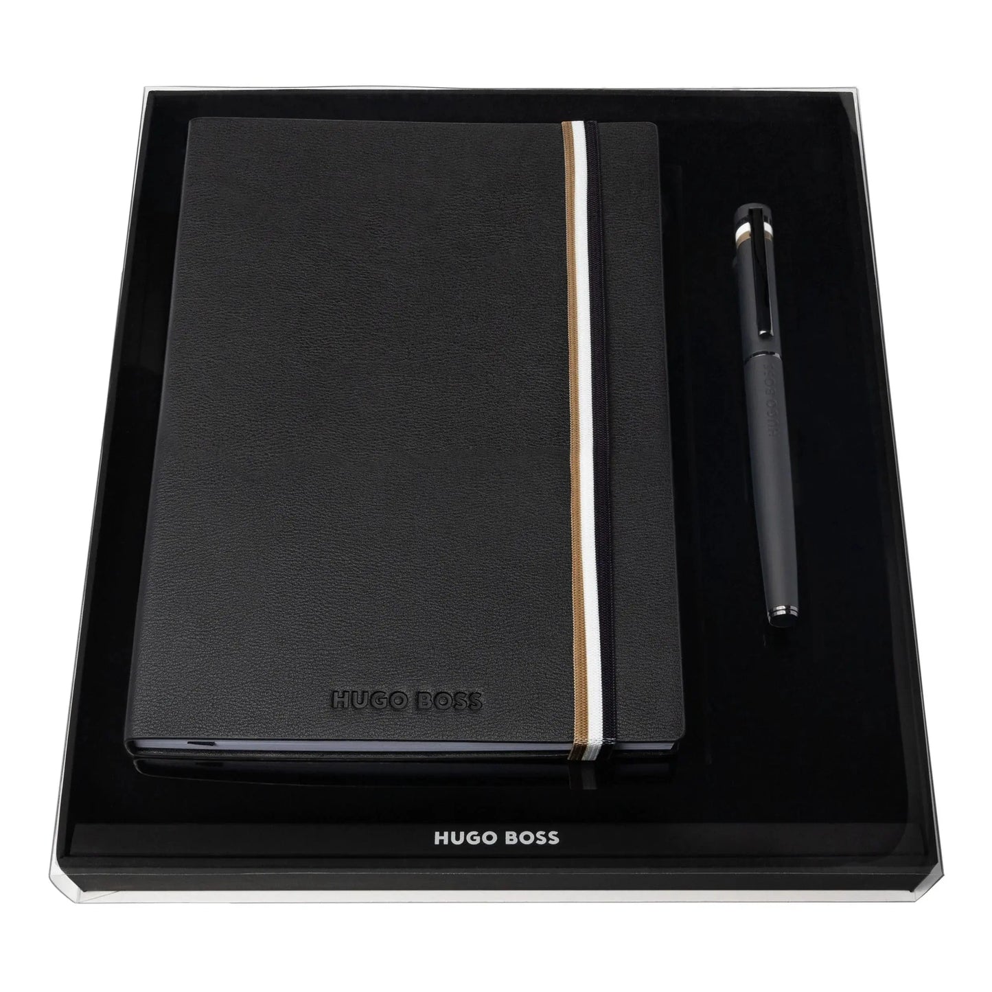 HUGO BOSS HPHR352X Rollerball Pen & Note Pad A5 Gift Set