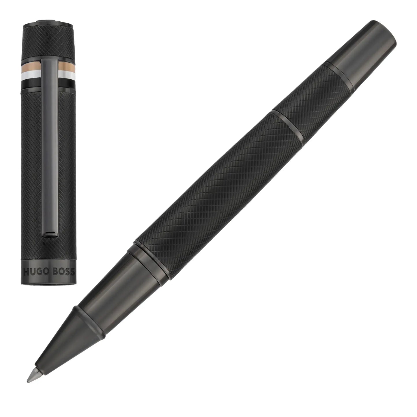HUGO BOSS HSF5215A Στυλό Core Iconic Black Rollerball Pen