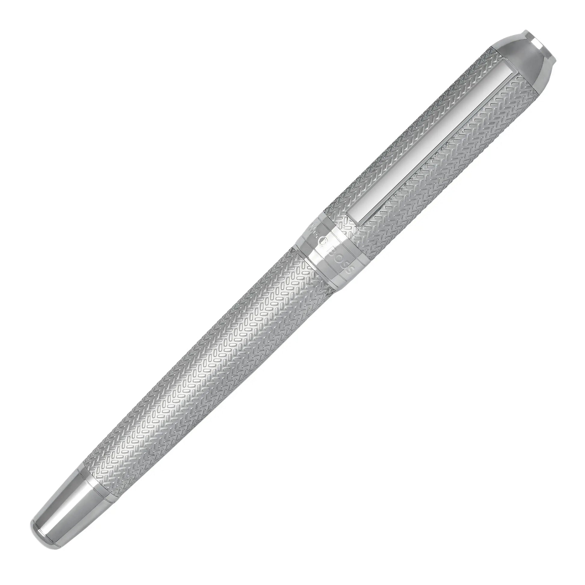 HUGO BOSS HSI4652C Πένα Elemental Silver Fountain Pen Hugo Boss