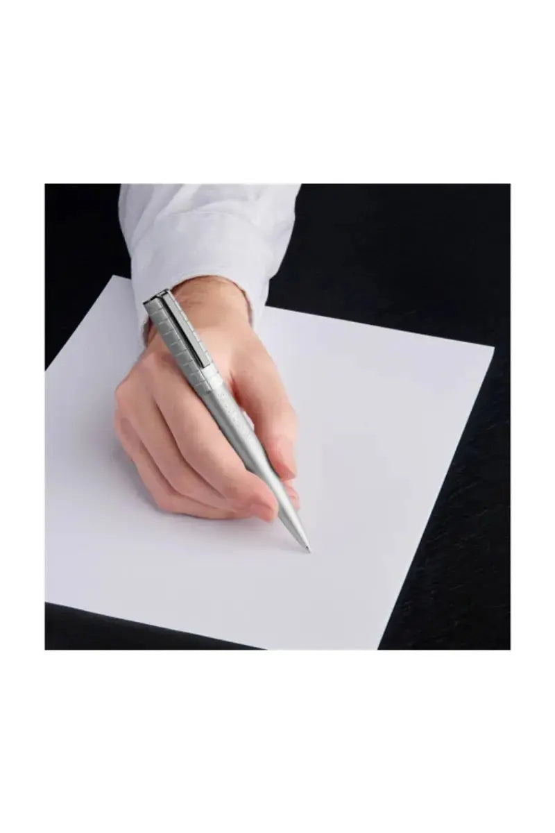 HUGO BOSS HSK5744K Στυλό Arche Bauhaus Light Grey Ballpoint Pen