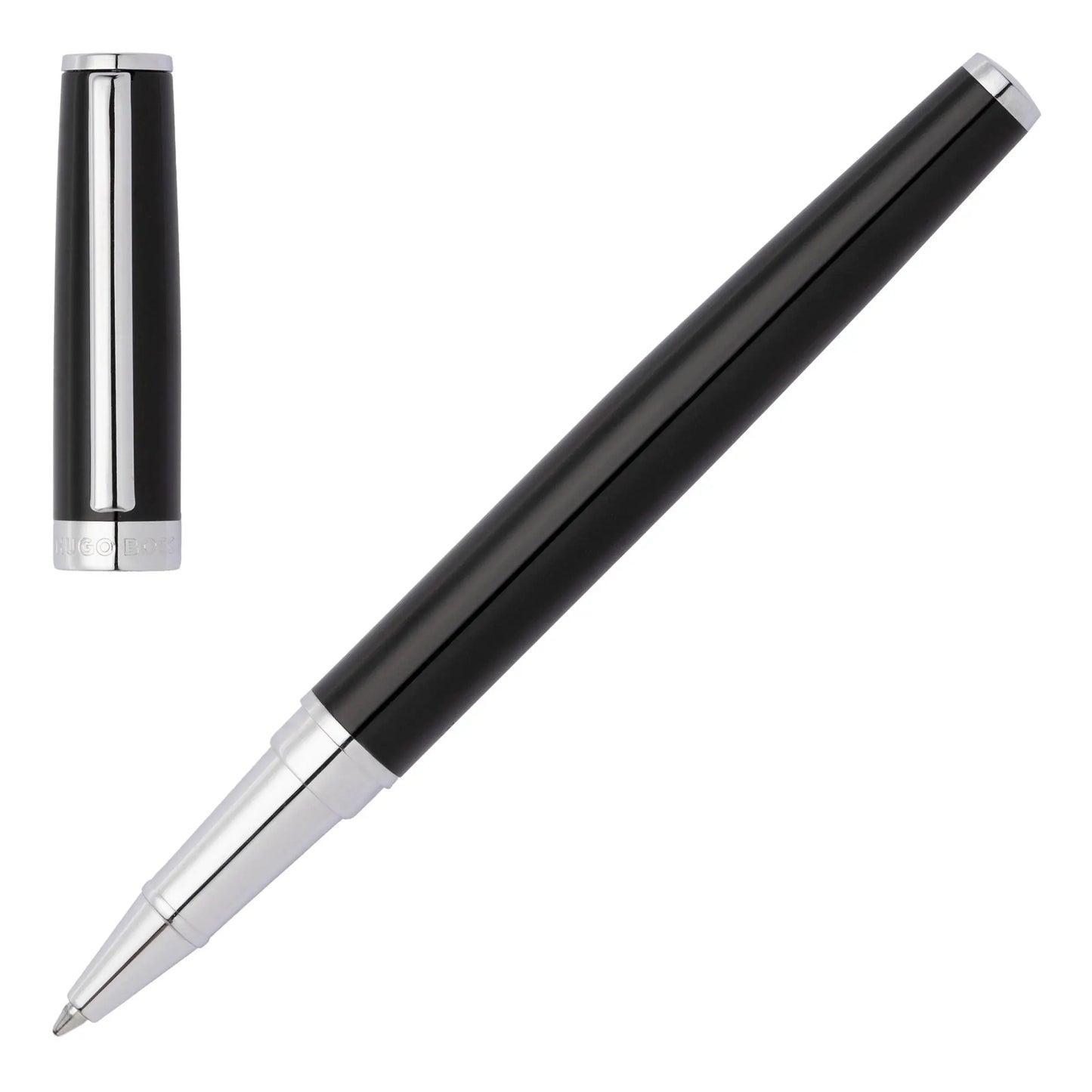 HUGO BOSS HPCB254A Rollerball Pen & Card Holder Gift Set