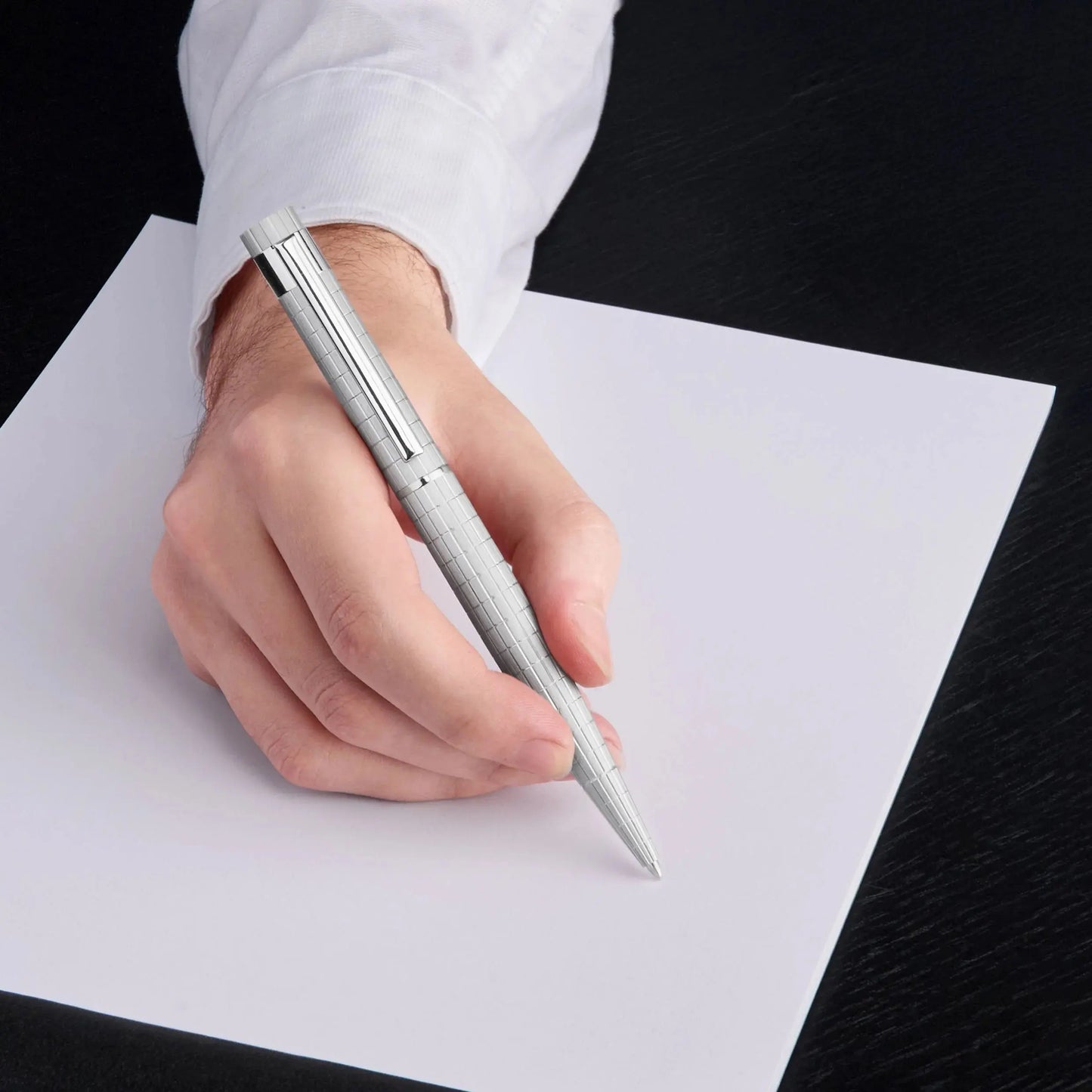 HUGO BOSS HSQ5634H Στυλό Loop Bauhaus Grey Ballpoint Pen