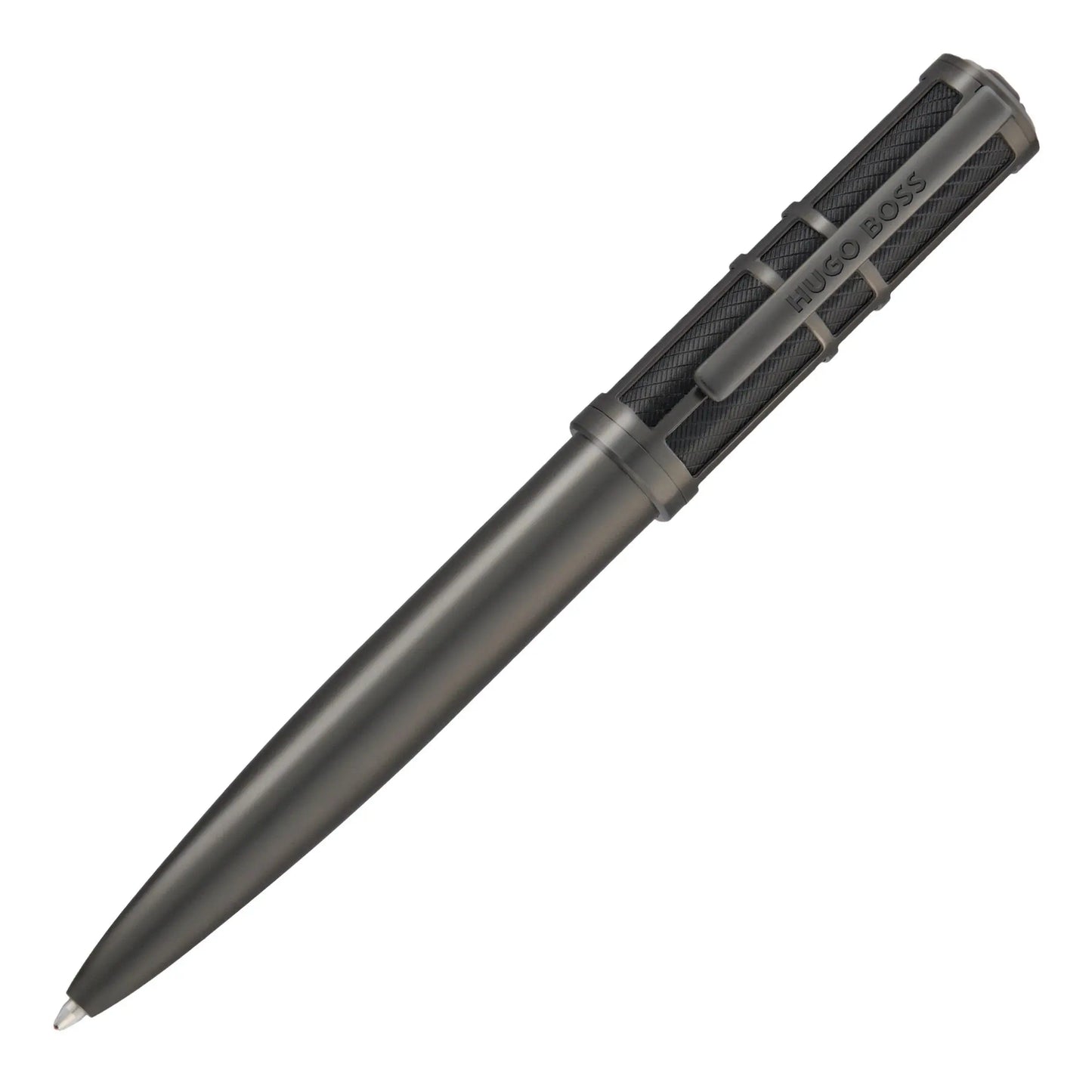 HUGO BOSS HSS5874D Στυλό Frame Grid Black & Gun Ballpoint Pen
