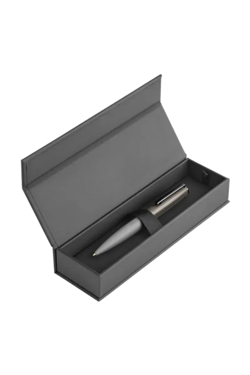 HUGO BOSS HSV5694H Στυλό Illusion Arcade Grey & Gun Ballpoint Pen