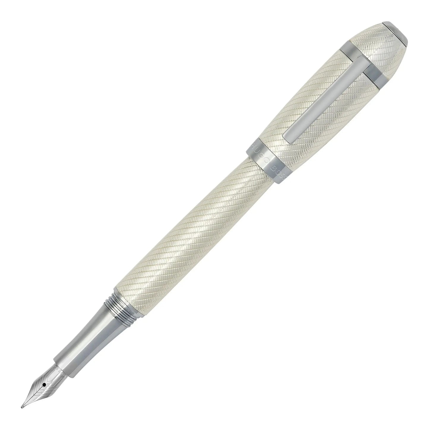 HUGO BOSS HSW4454C Πένα Arc Futurist Silver Fountain Pen Hugo Boss