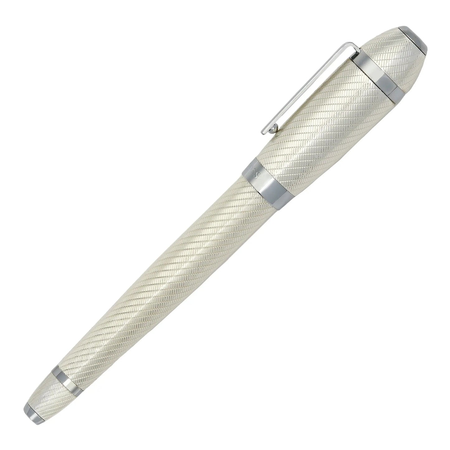 HUGO BOSS HSW4454C Πένα Arc Futurist Silver Fountain Pen Hugo Boss