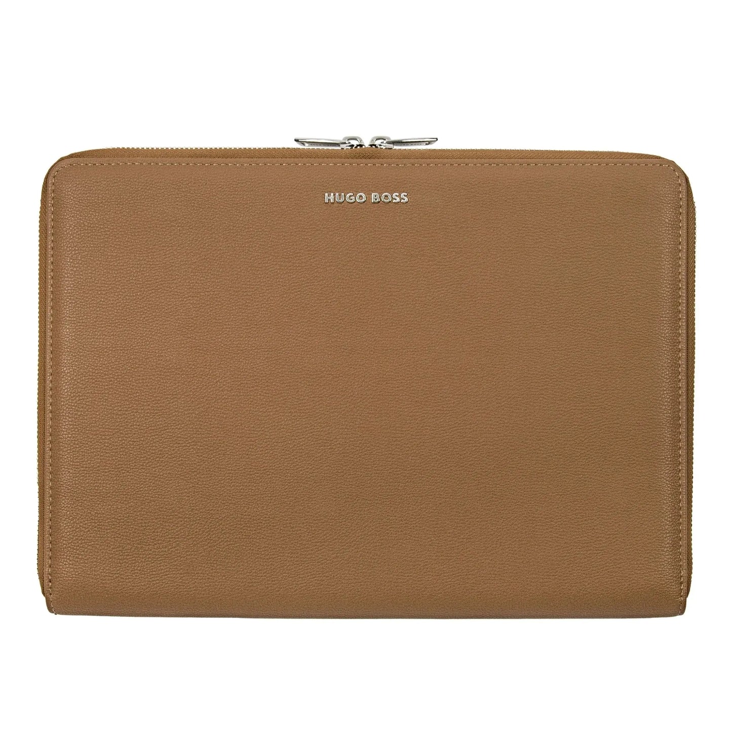 HUGO BOSS HTA105J A4 Gleam Gray Zip Folder
