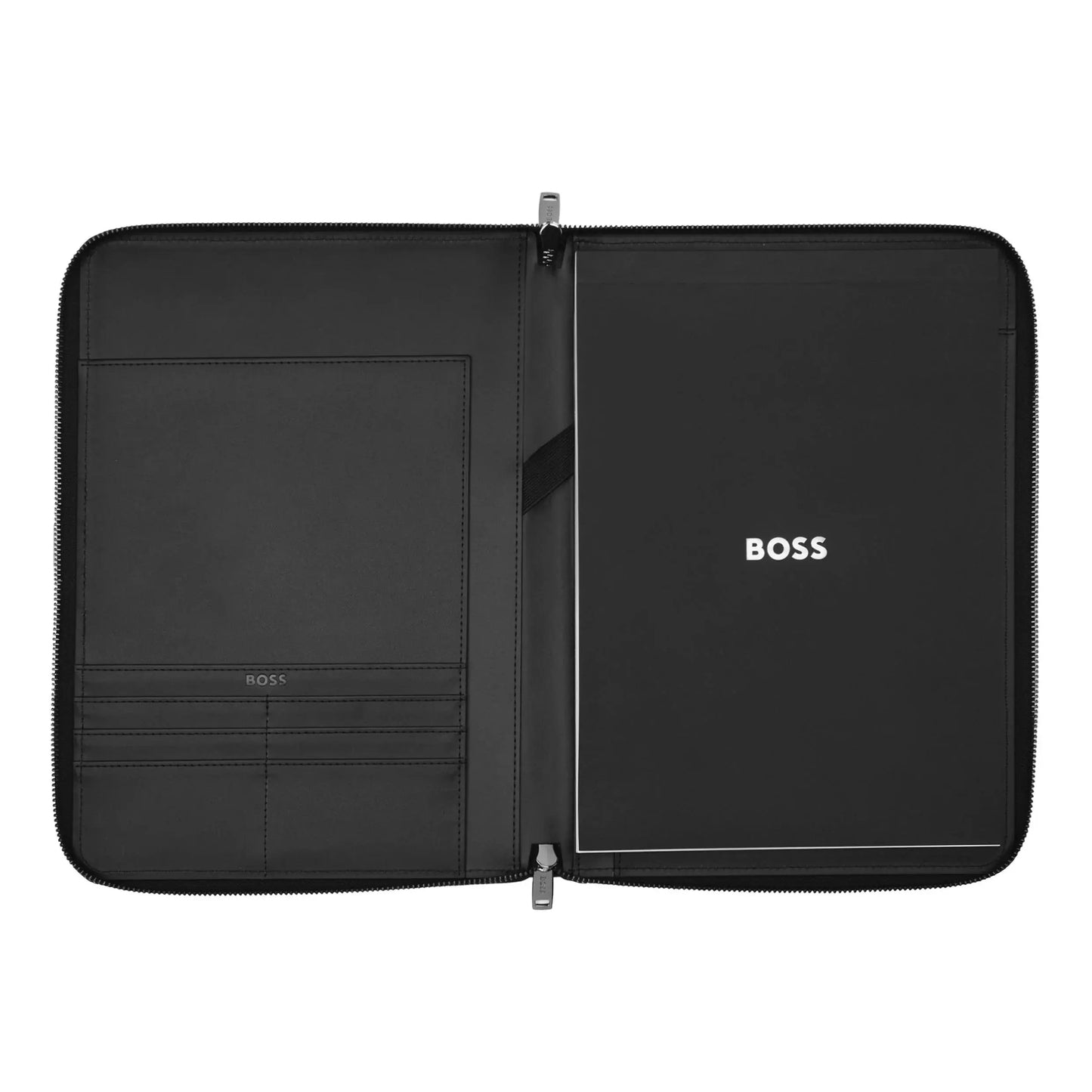 HUGO BOSS HTA521A Ντοσιέ A4 Iconic Black Zip Folder